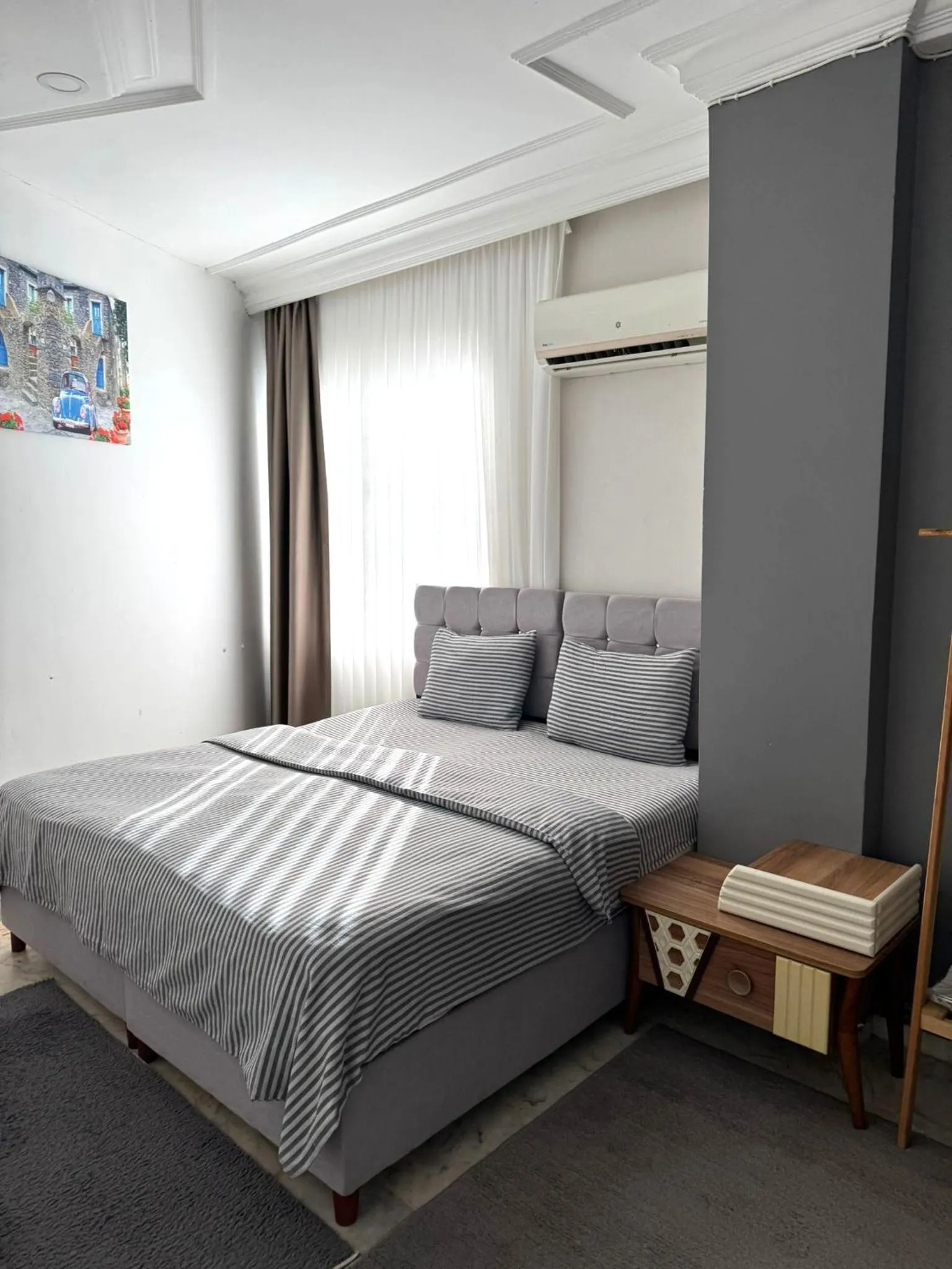 Bedroom, Bed in Grond Konaklama Mersin