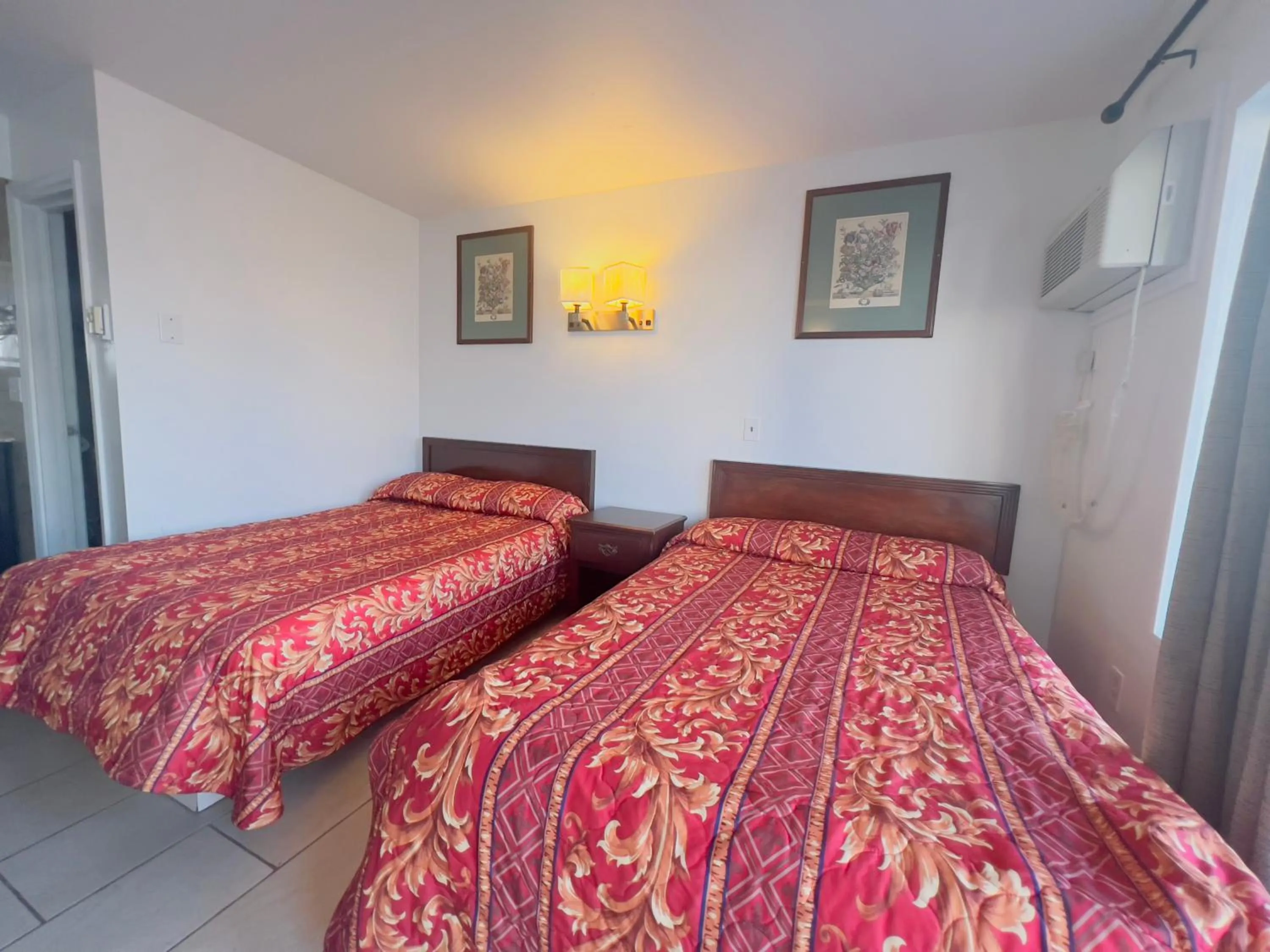 Bed in Dry Dock Motel