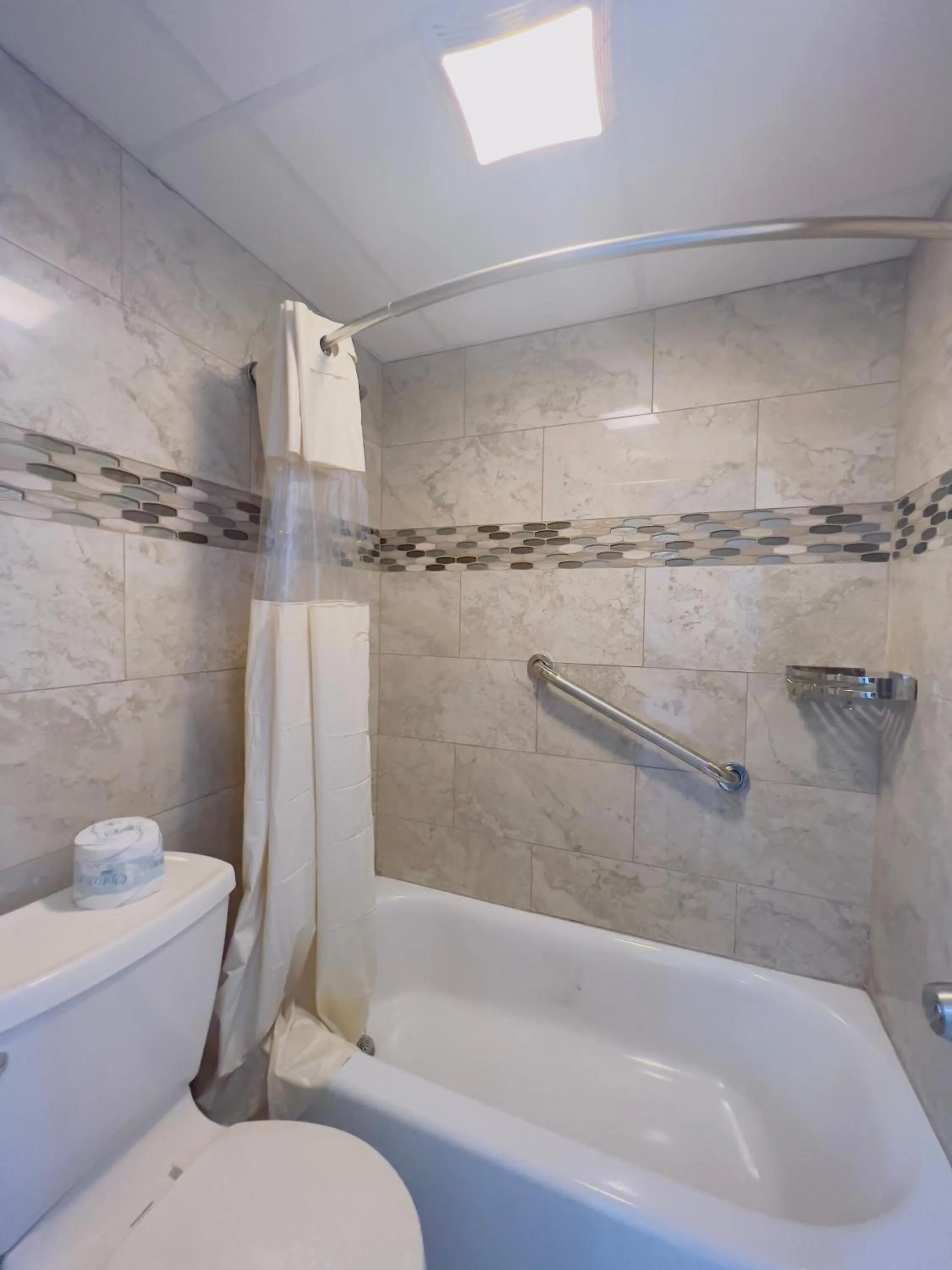 Shower in Dry Dock Motel