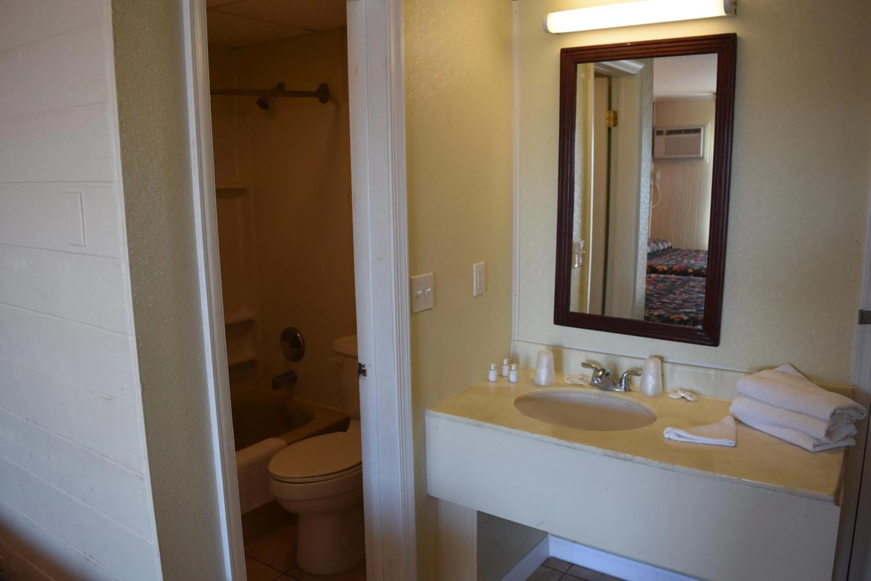 Bathroom in Dry Dock Motel