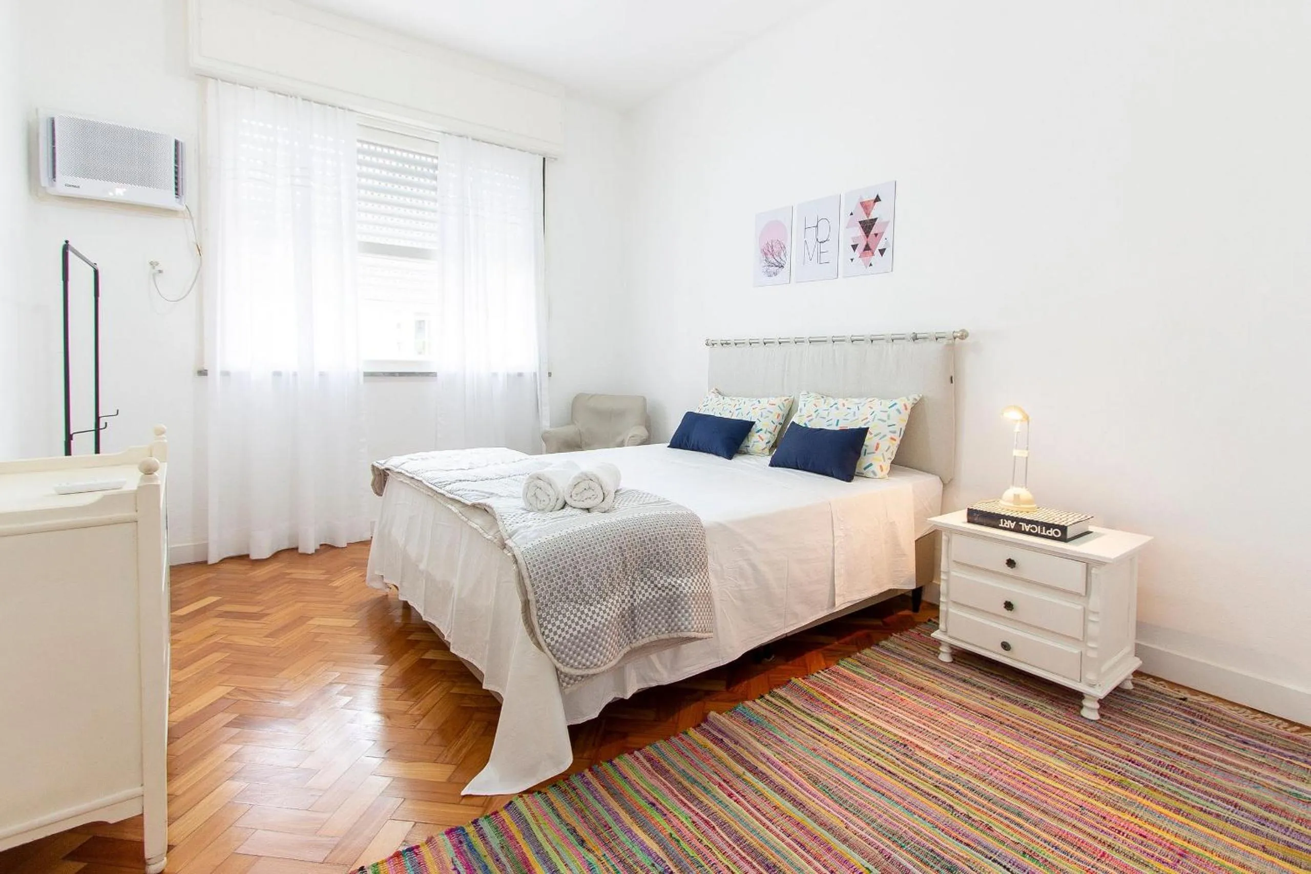 Bed in Exclusivo 3Qtos c/ Garagem em Copacabana, conforto