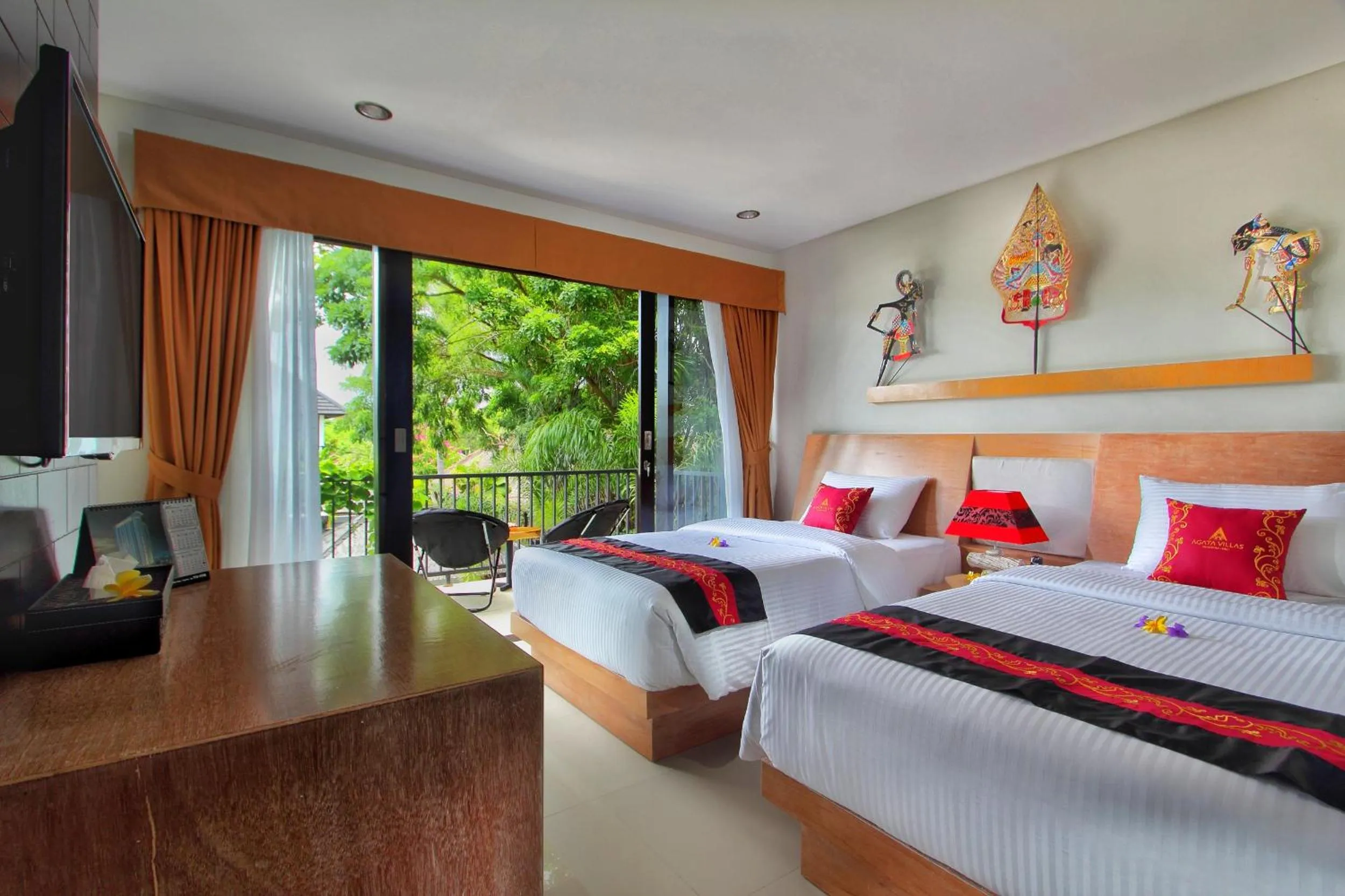 Bed in Agata Villas Seminyak