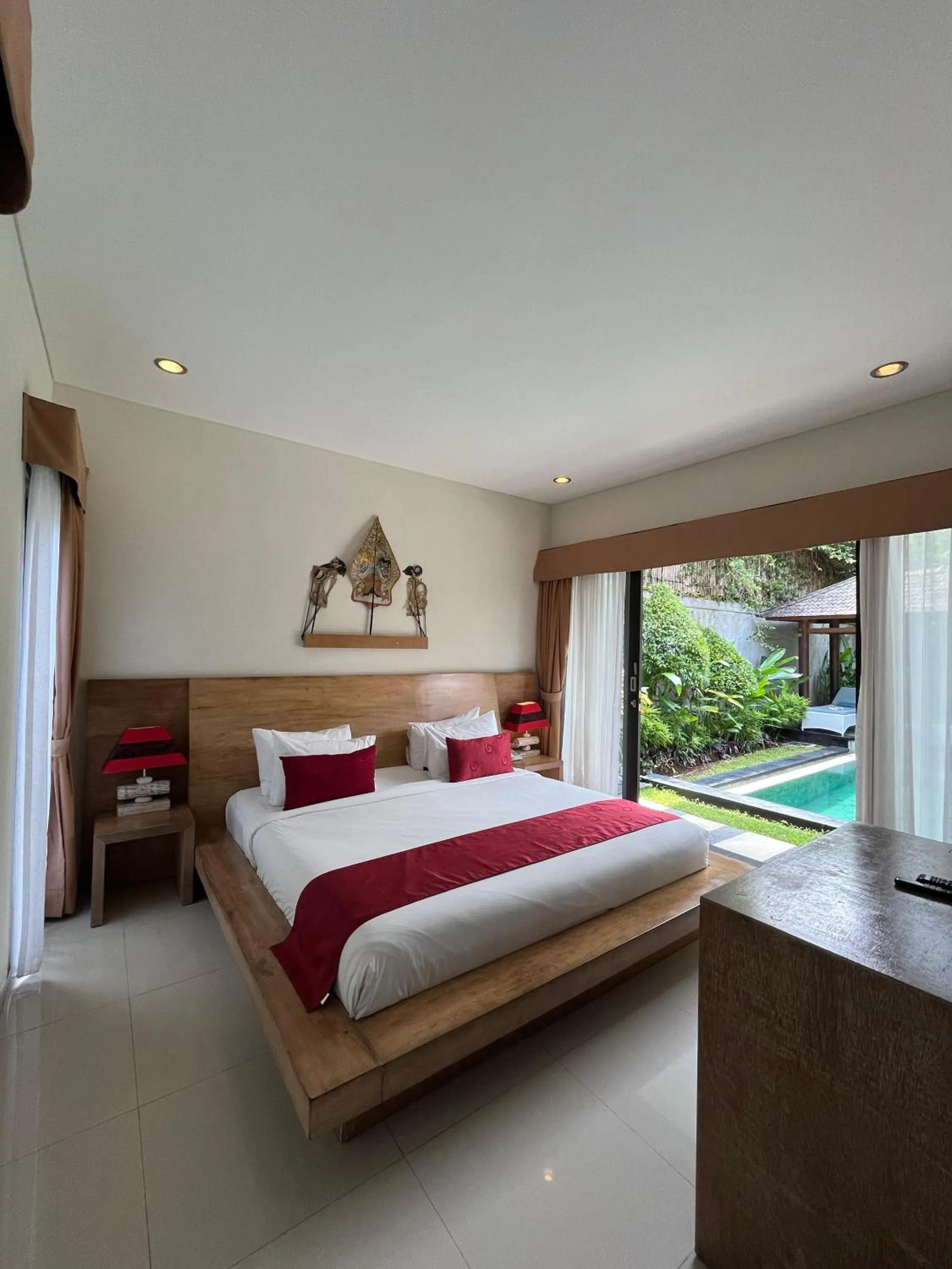 Bed in Agata Villas Seminyak