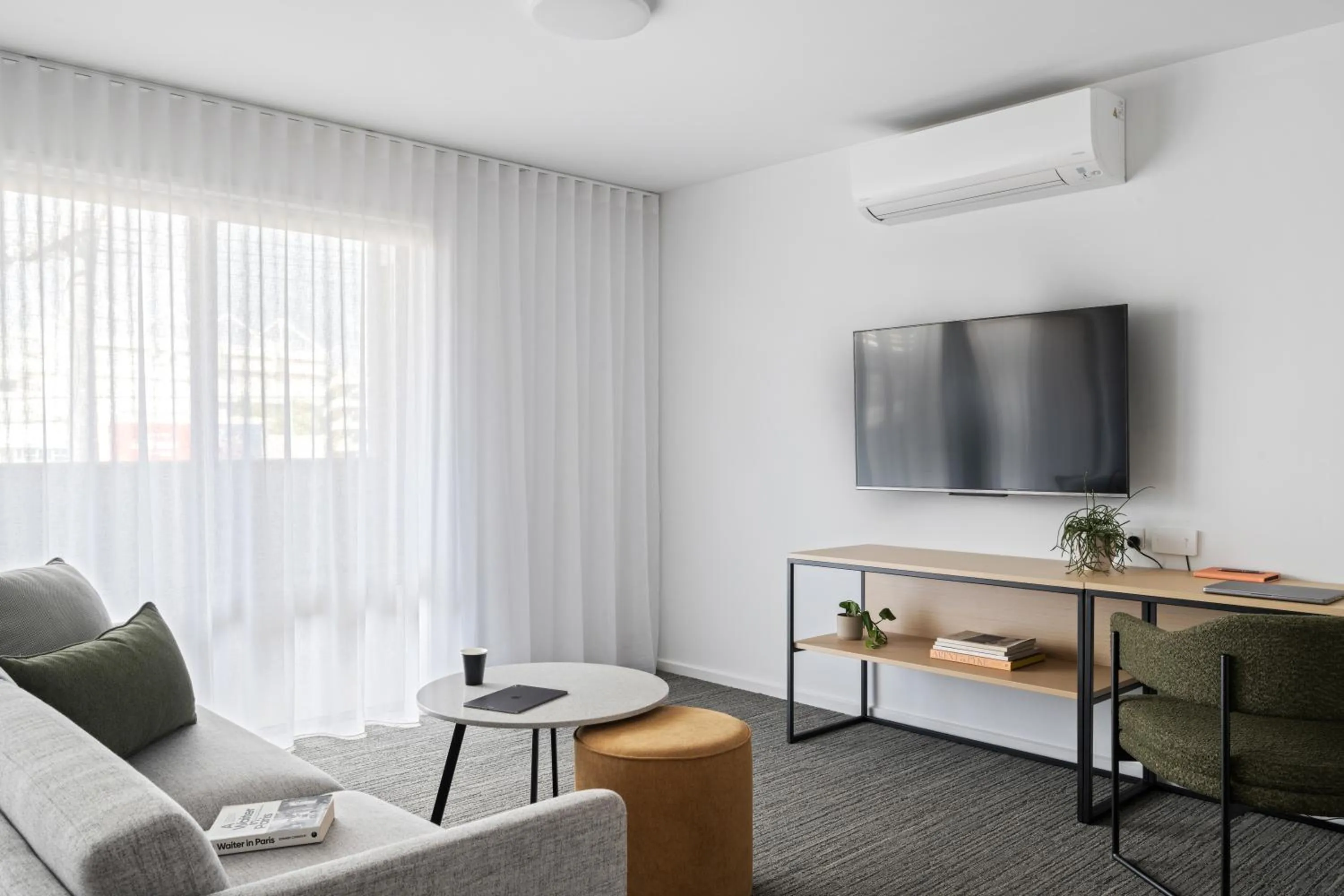 Living room in Quest Moonee Valley