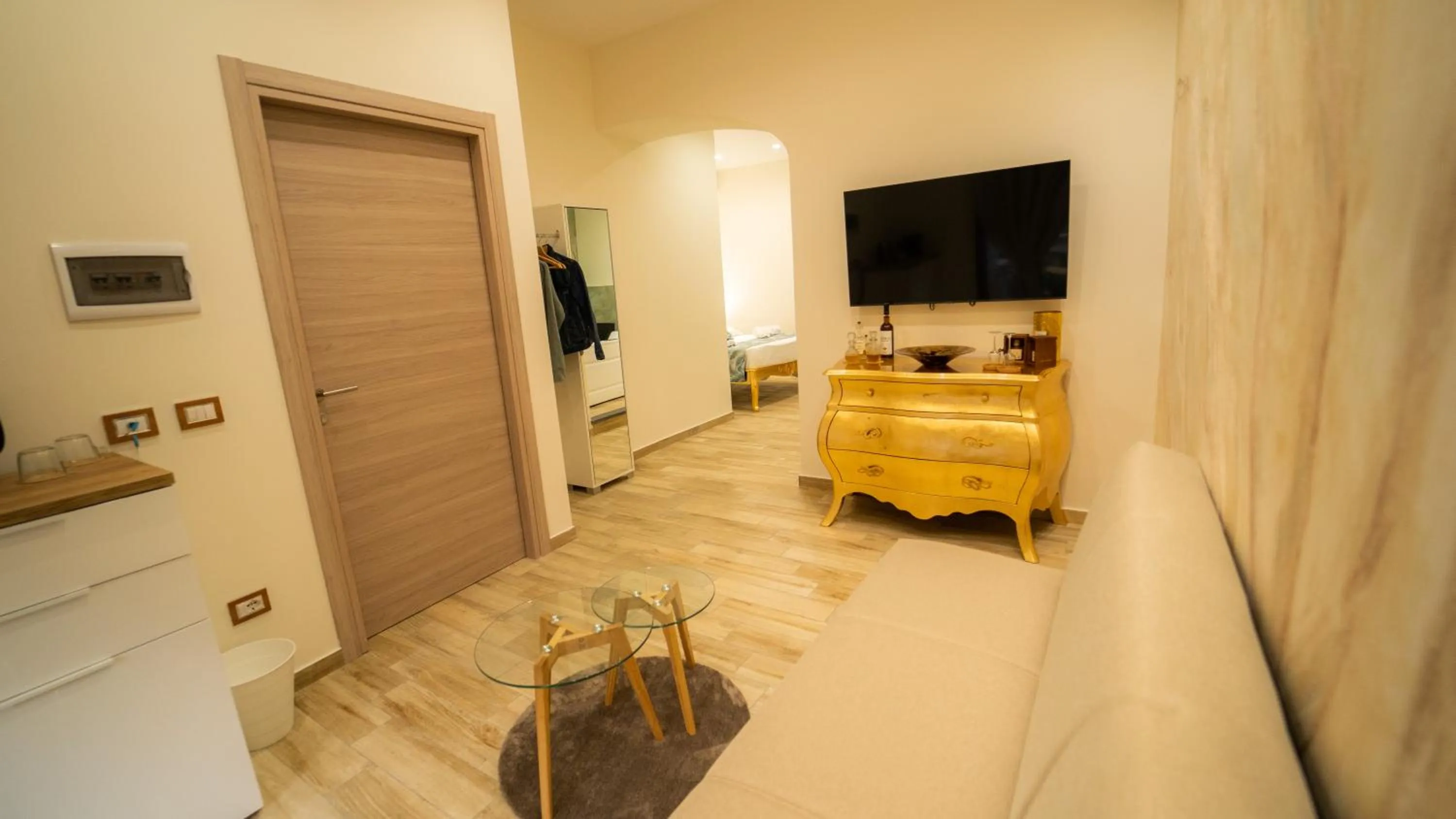 Seating area in Sensoria Naxos Suites