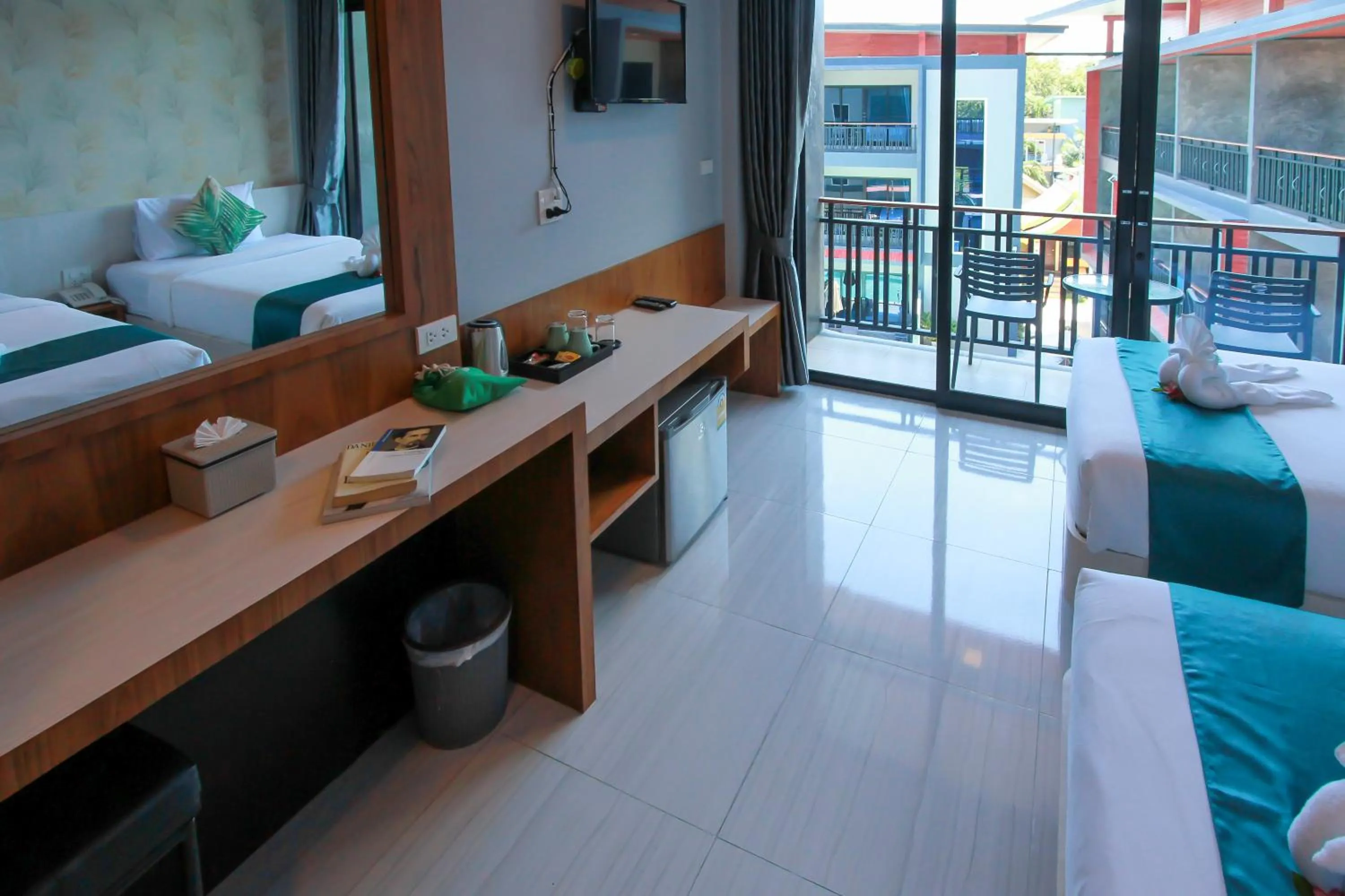 Bed in Coco Bella Hotel