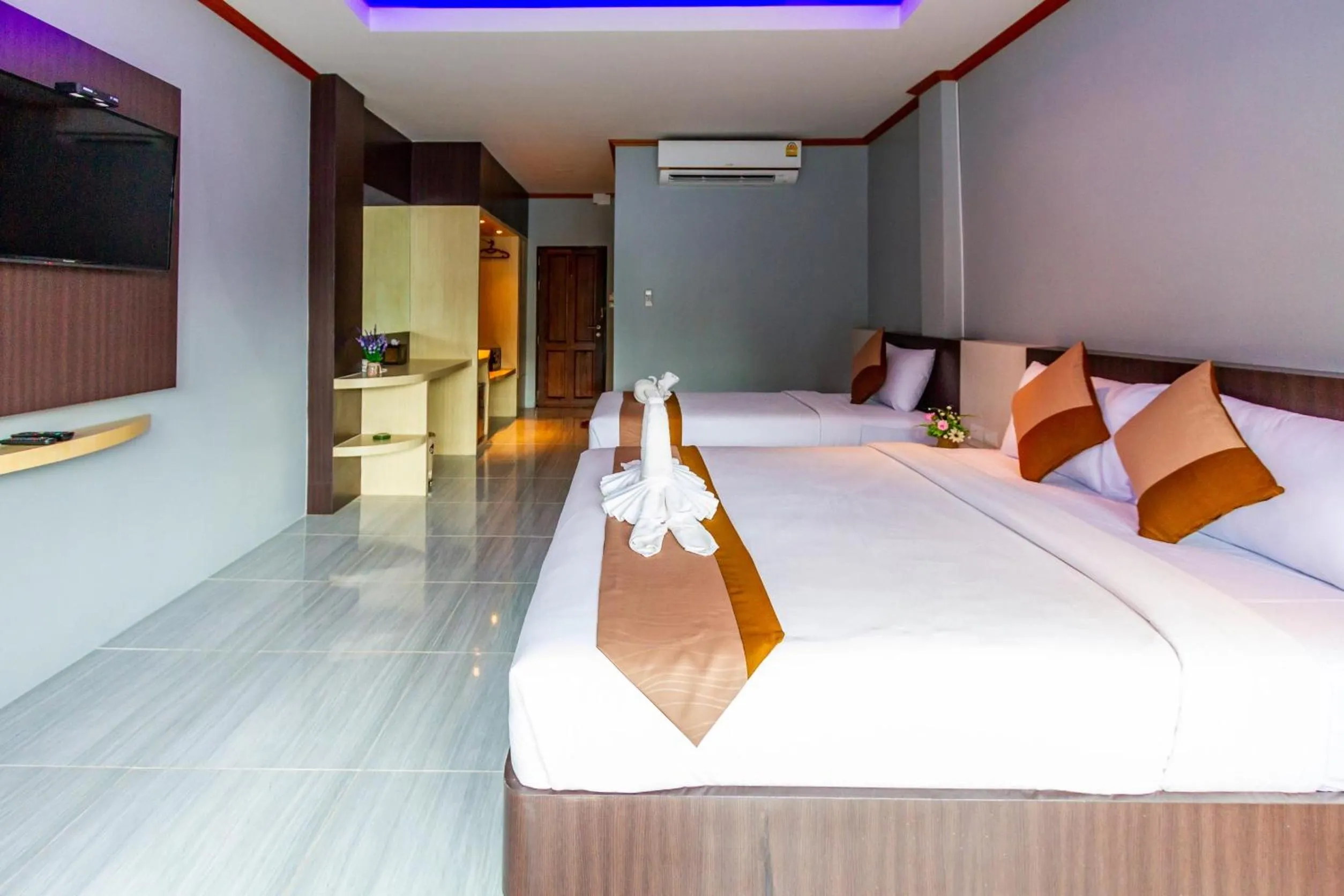 Bed in Coco Bella Hotel