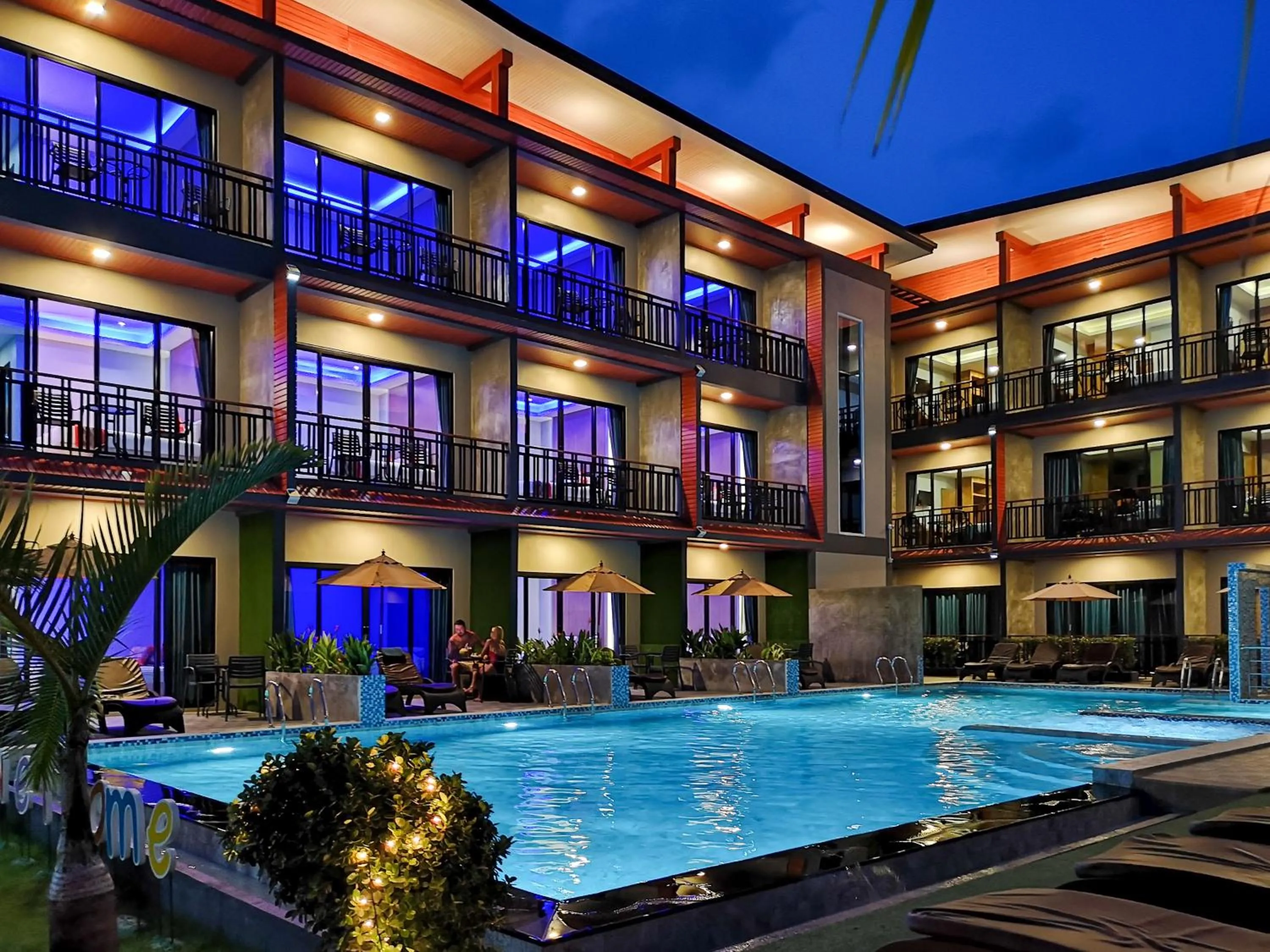 Swimming pool in Coco Bella Hotel