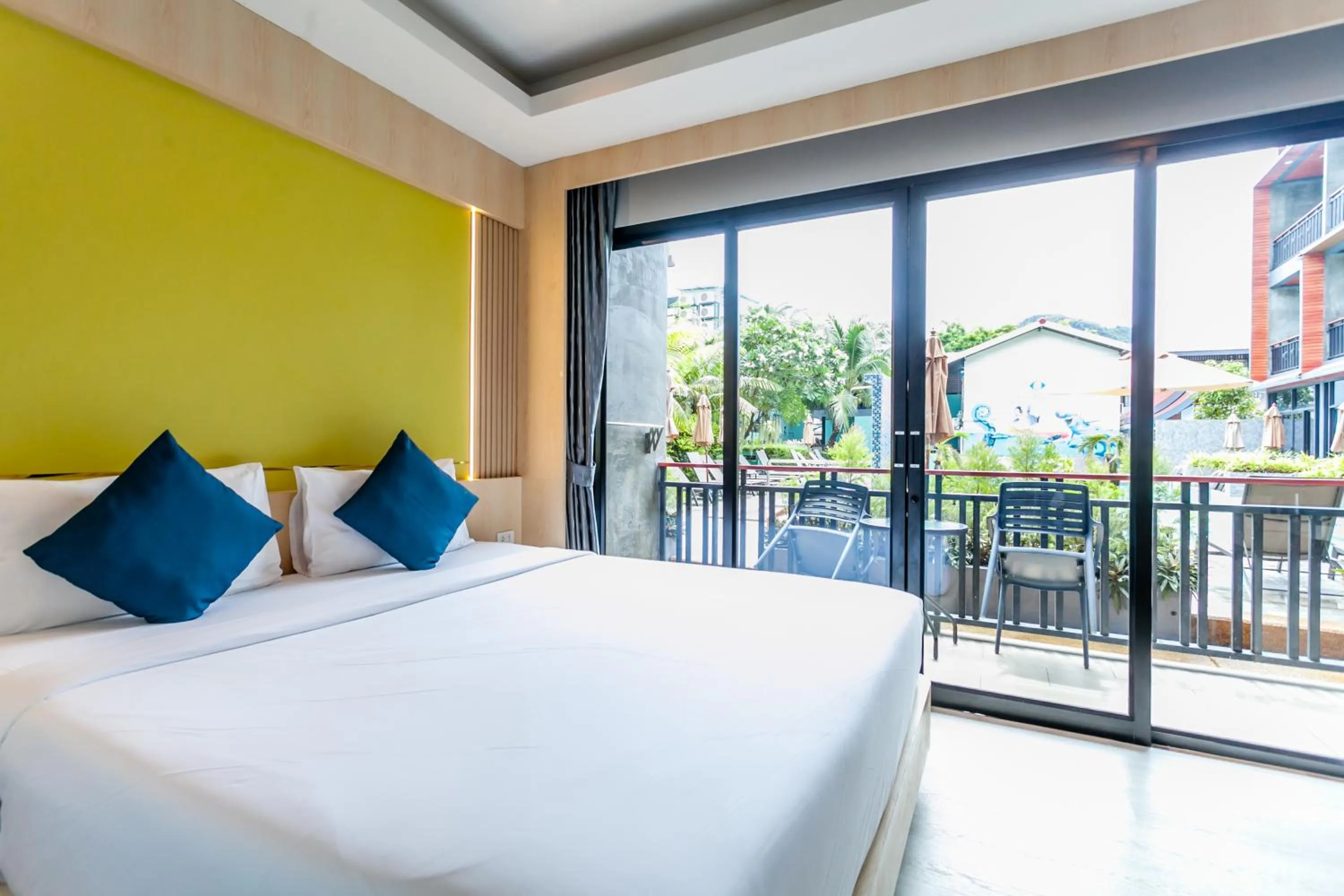 Bed in Coco Bella Hotel