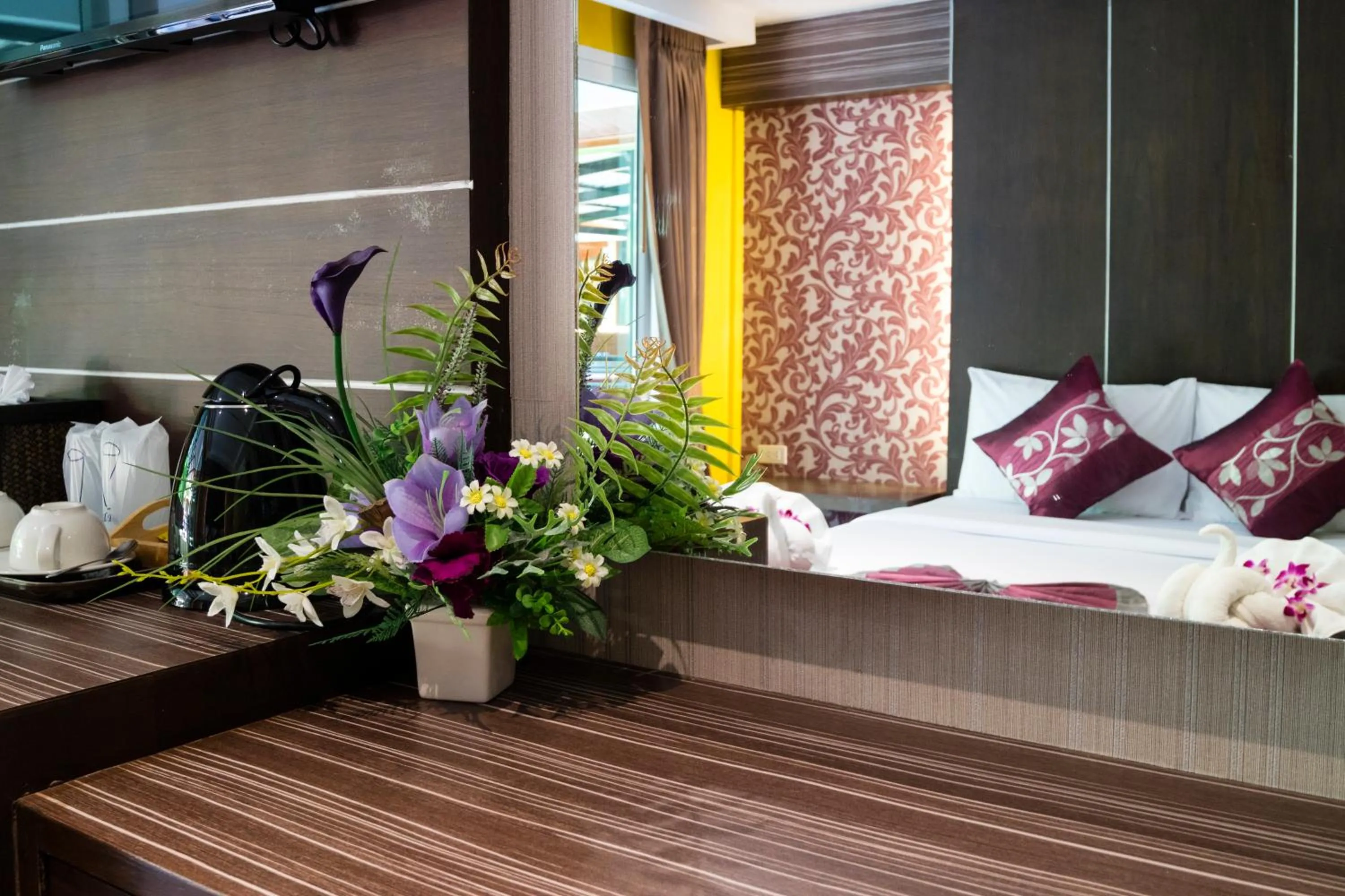 Bed in Coco Bella Hotel