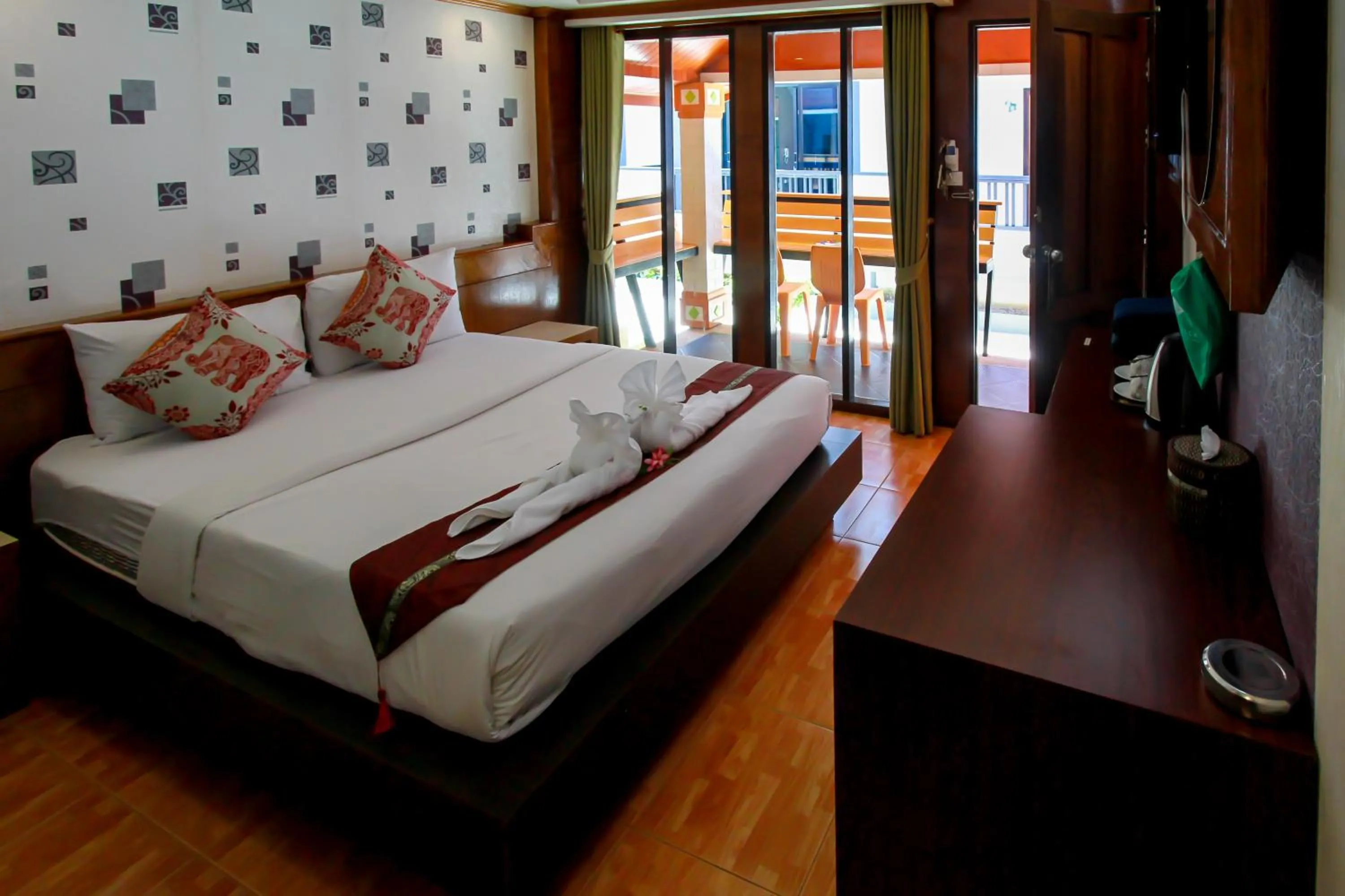 Bed in Coco Bella Hotel