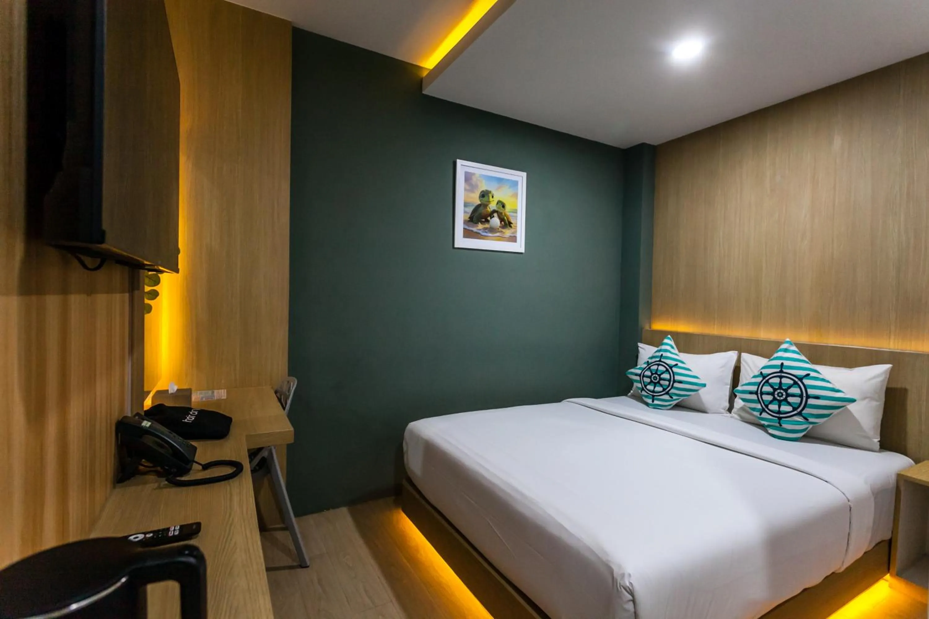 Bed in Coco Bella Hotel