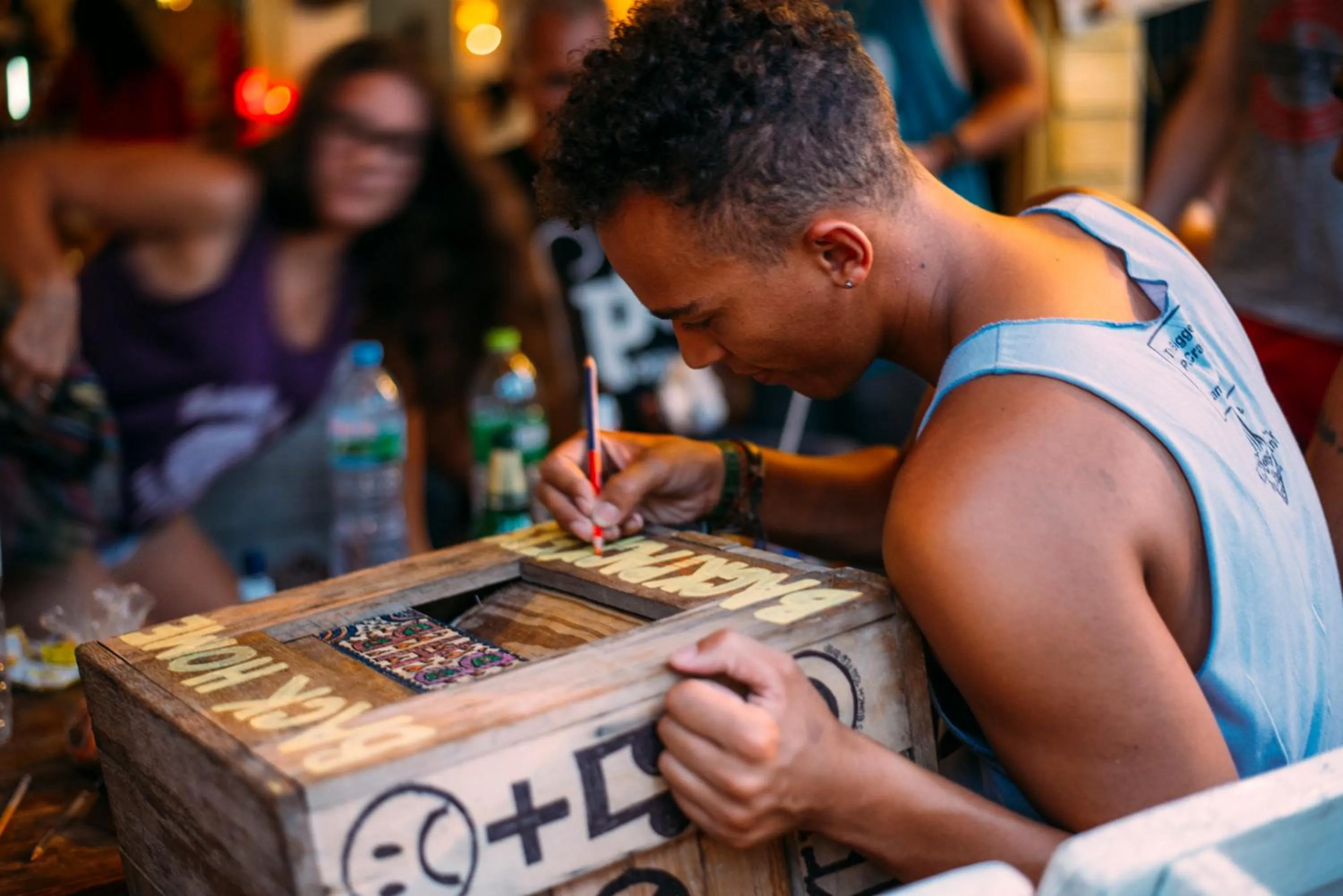 People in Back Home Backpackers Hostel