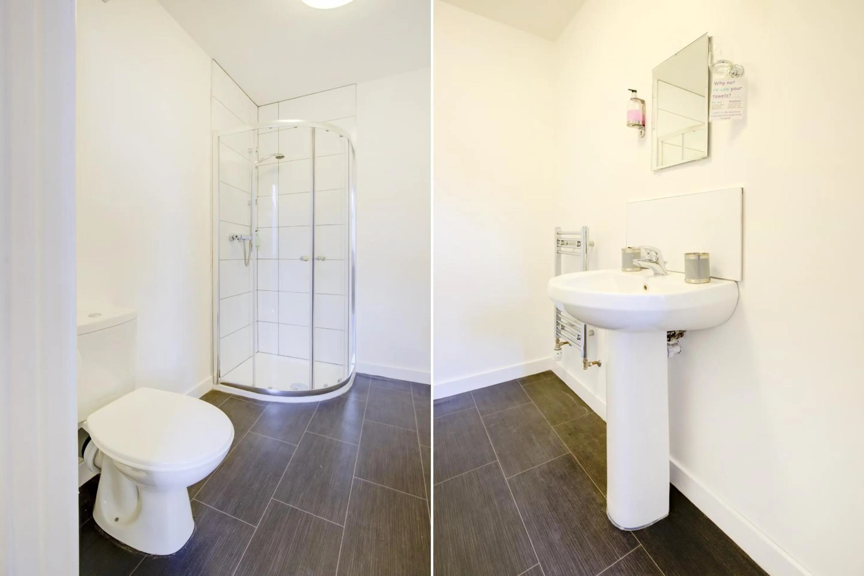 Bathroom in OYO Eastbank Hotel, Speyside Scotland