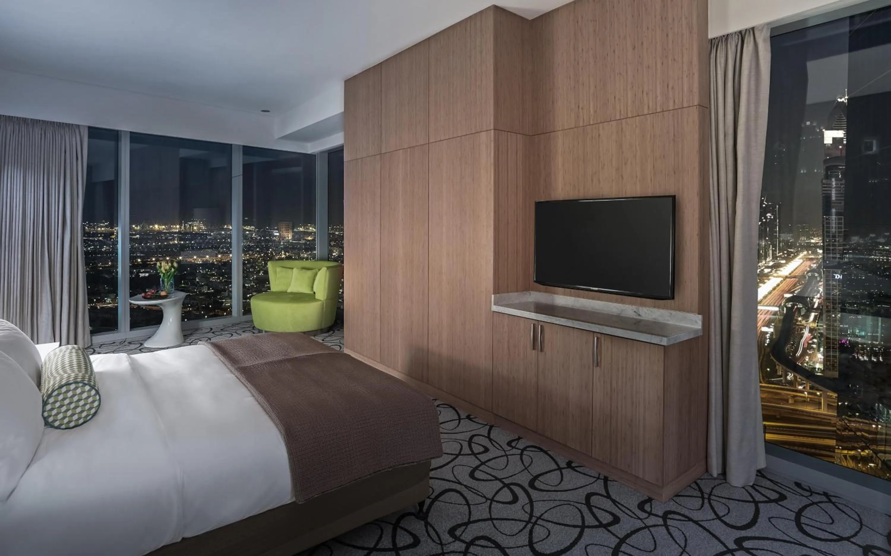 Bedroom, Bed in Sofitel Dubai Downtown