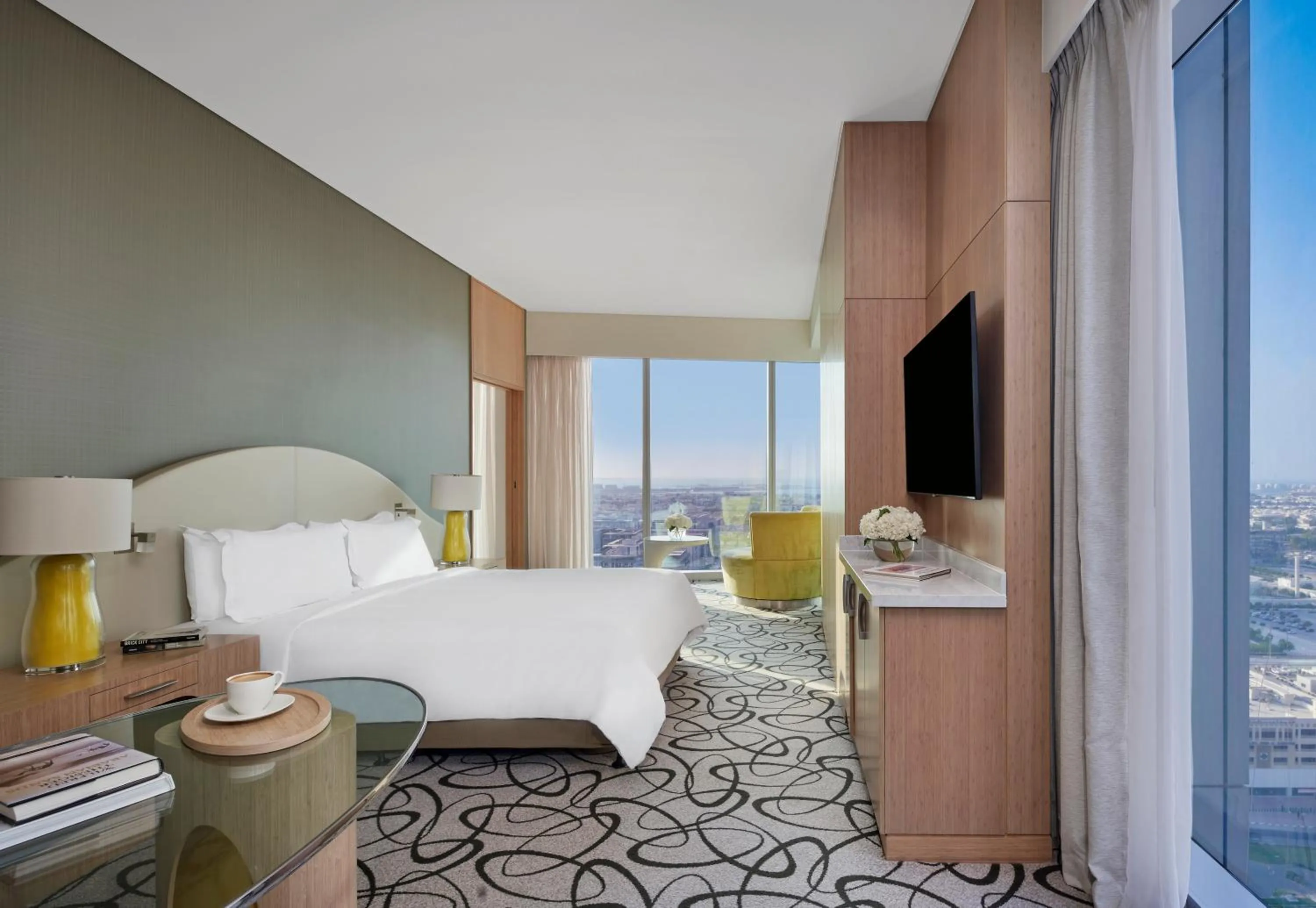 Bedroom, Bed in Sofitel Dubai Downtown