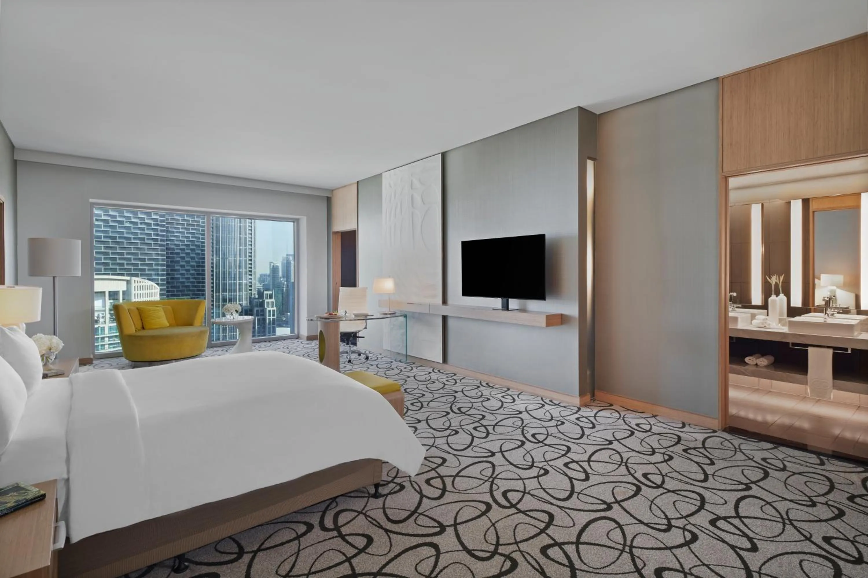 Bedroom, Bed in Sofitel Dubai Downtown