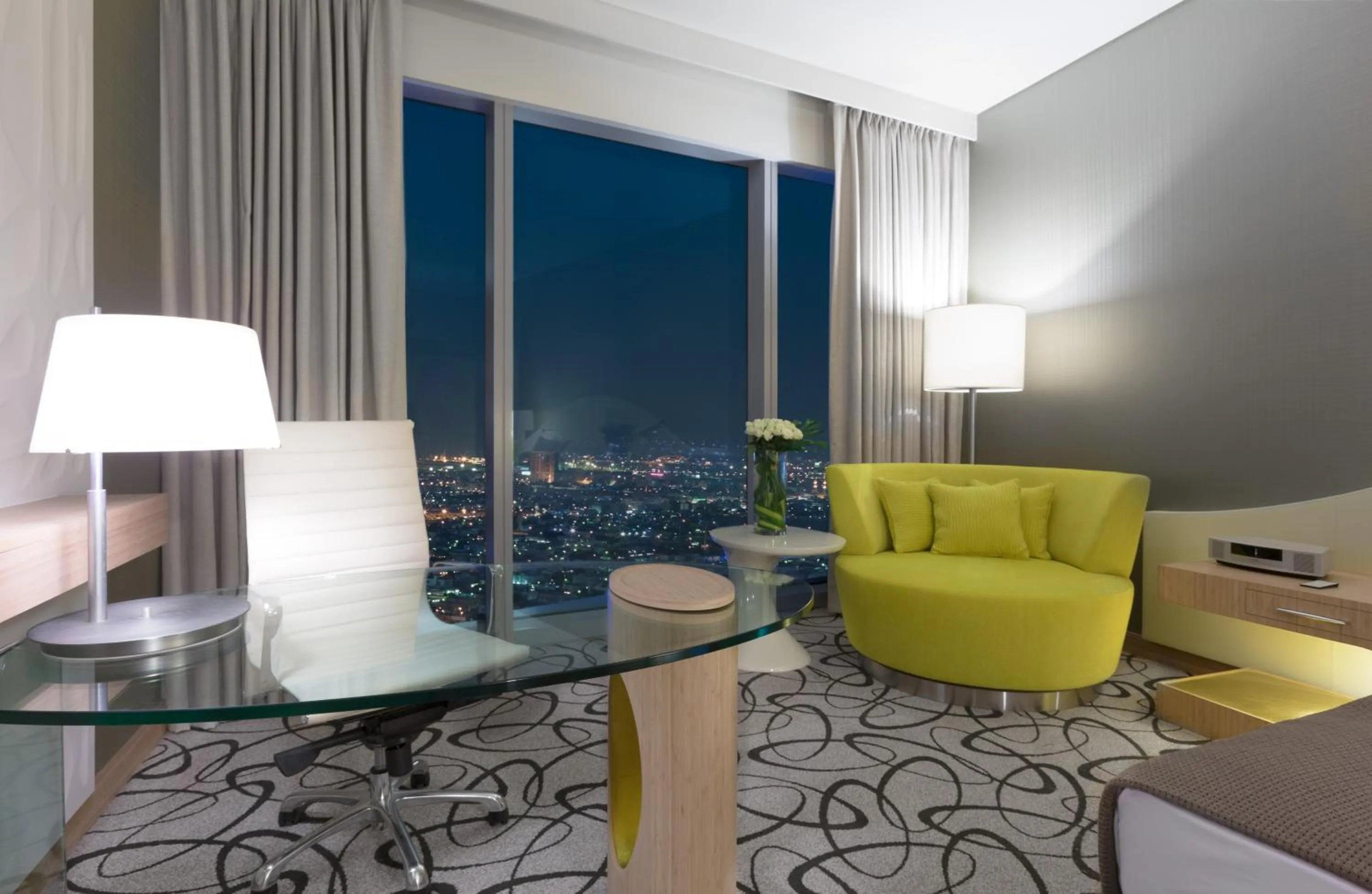 Seating area in Sofitel Dubai Downtown