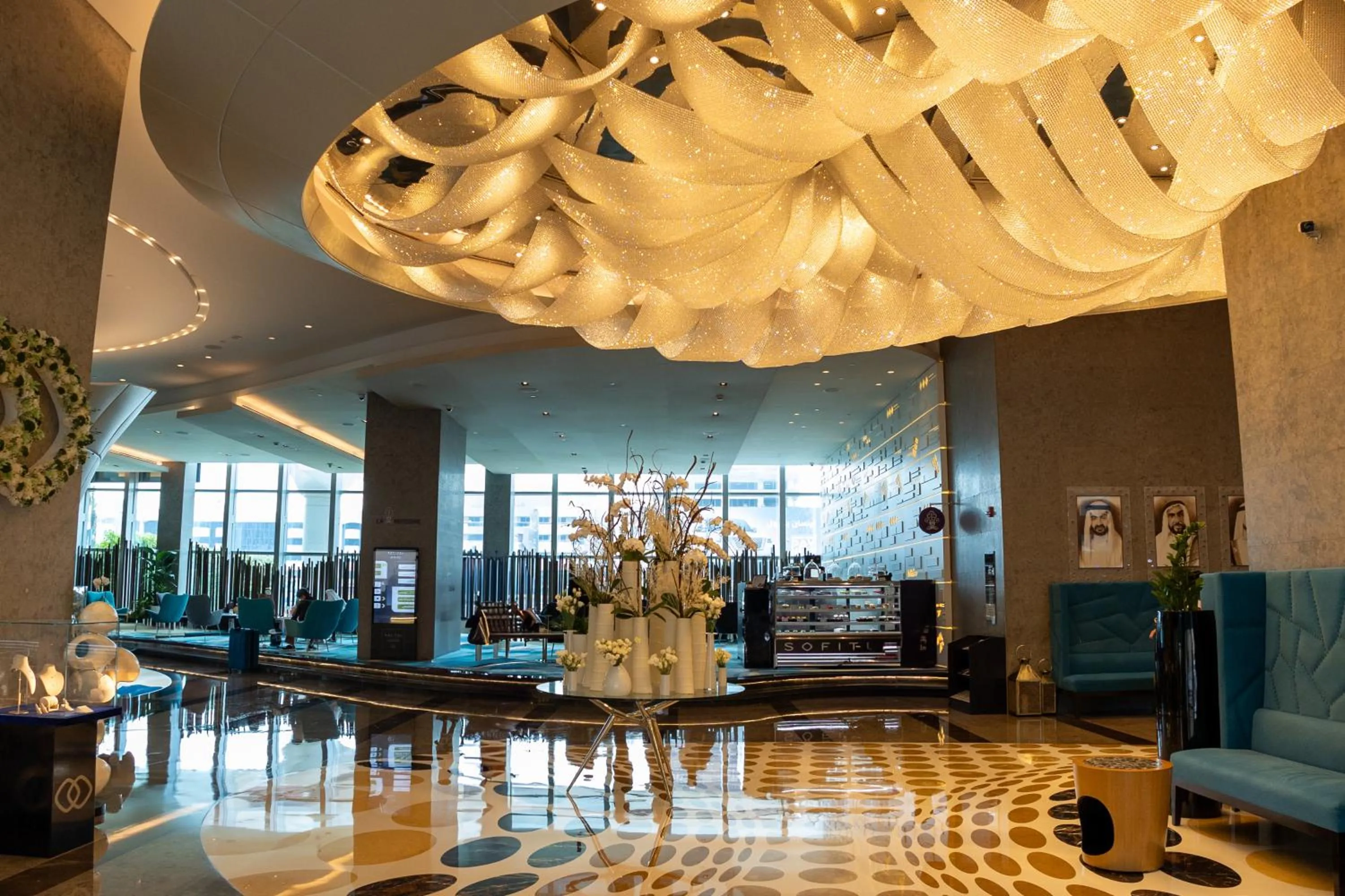 Lobby or reception in Sofitel Dubai Downtown