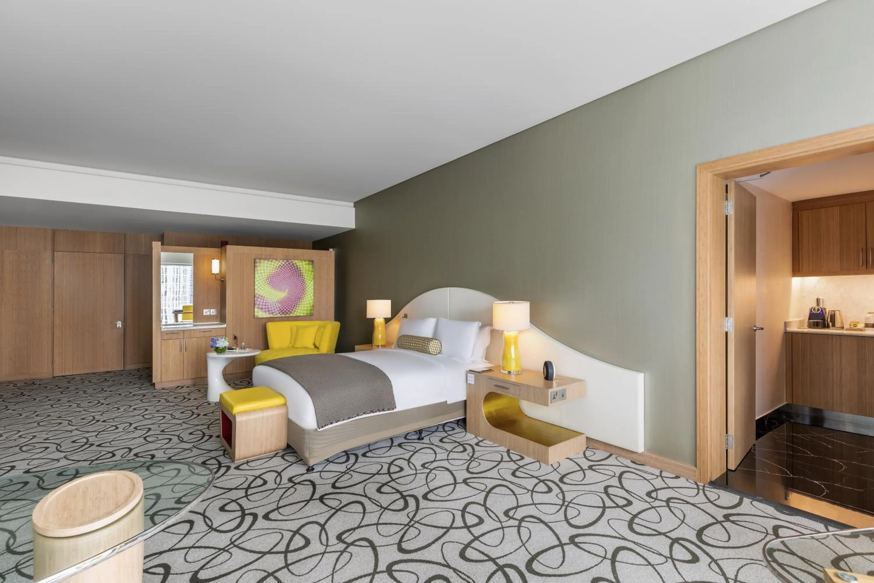 Bedroom, Bed in Sofitel Dubai Downtown