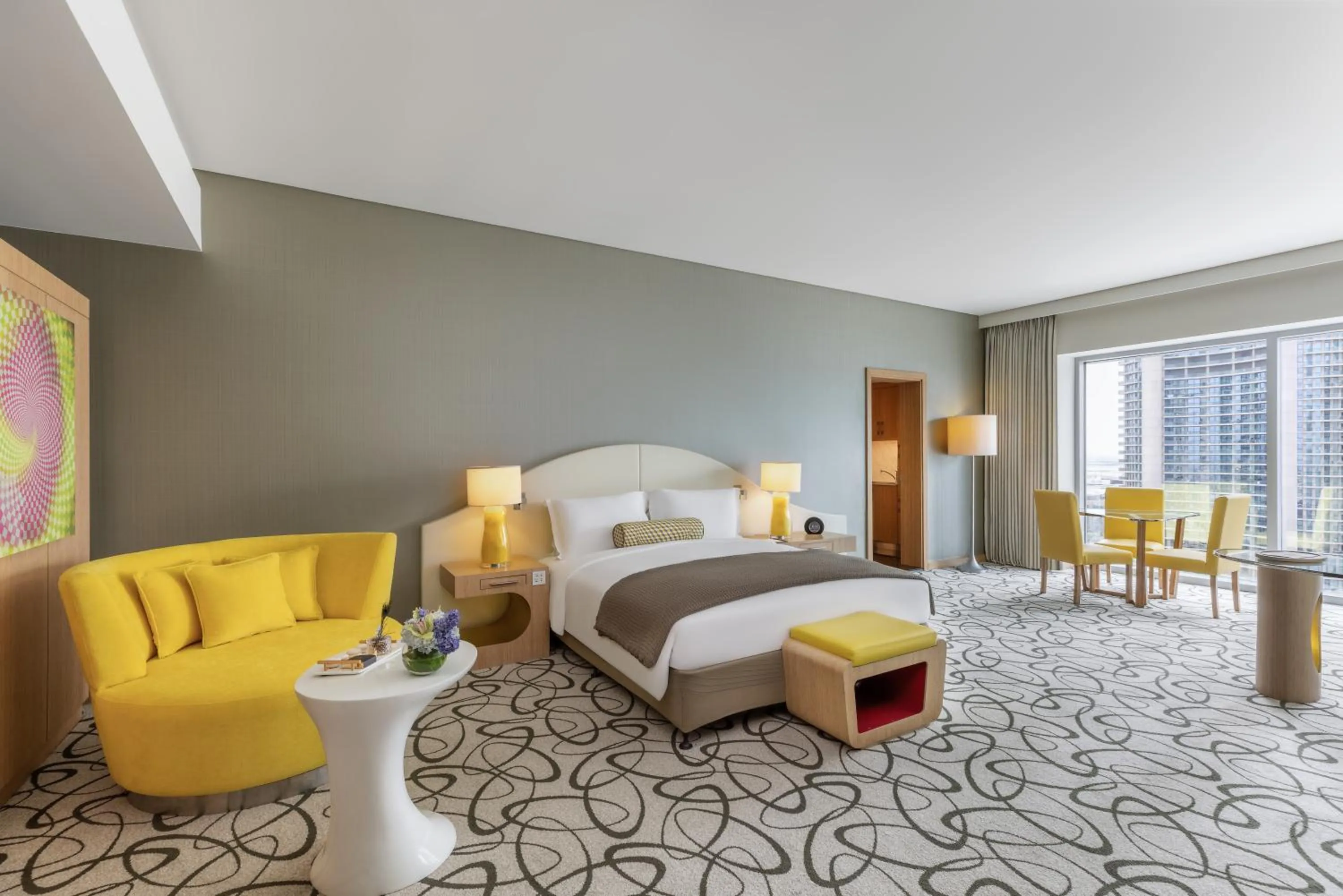 Bedroom, Bed in Sofitel Dubai Downtown