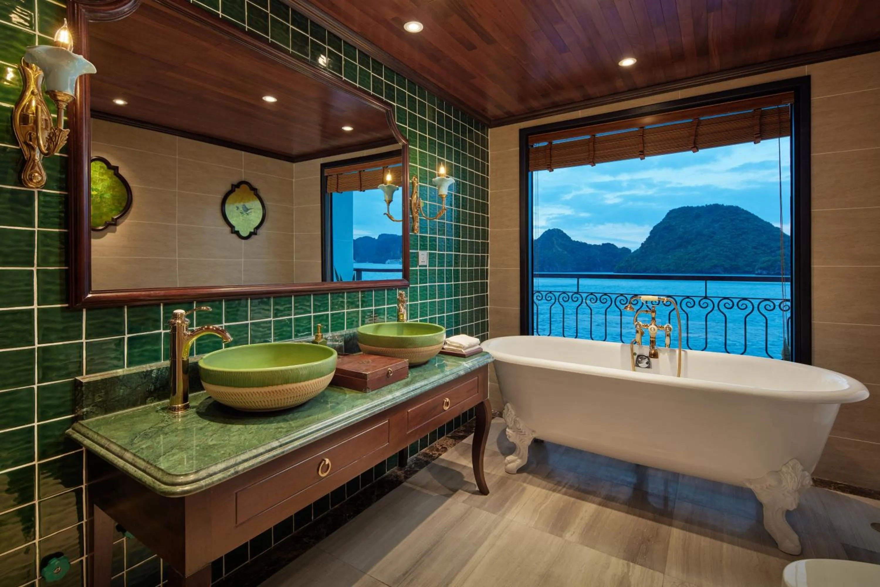 Natural landscape in Indochine Premium Halong Bay