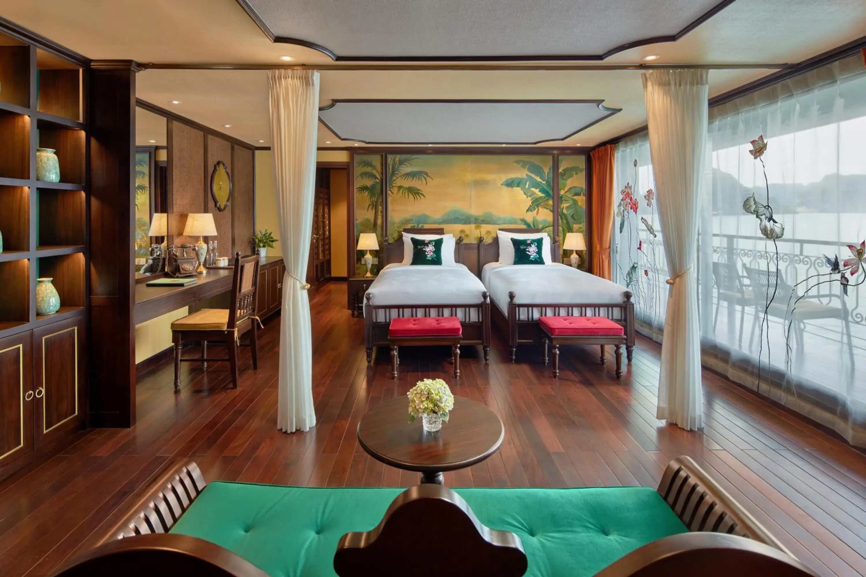 Executive Suite Double or Twin Sea View With Balcony - 2 Days 1 Night in Indochine Premium Halong Bay Executive Suite Double or Twin Sea View With Balcony - 2 Days 1 Night in Indochine Premium Halong Bay