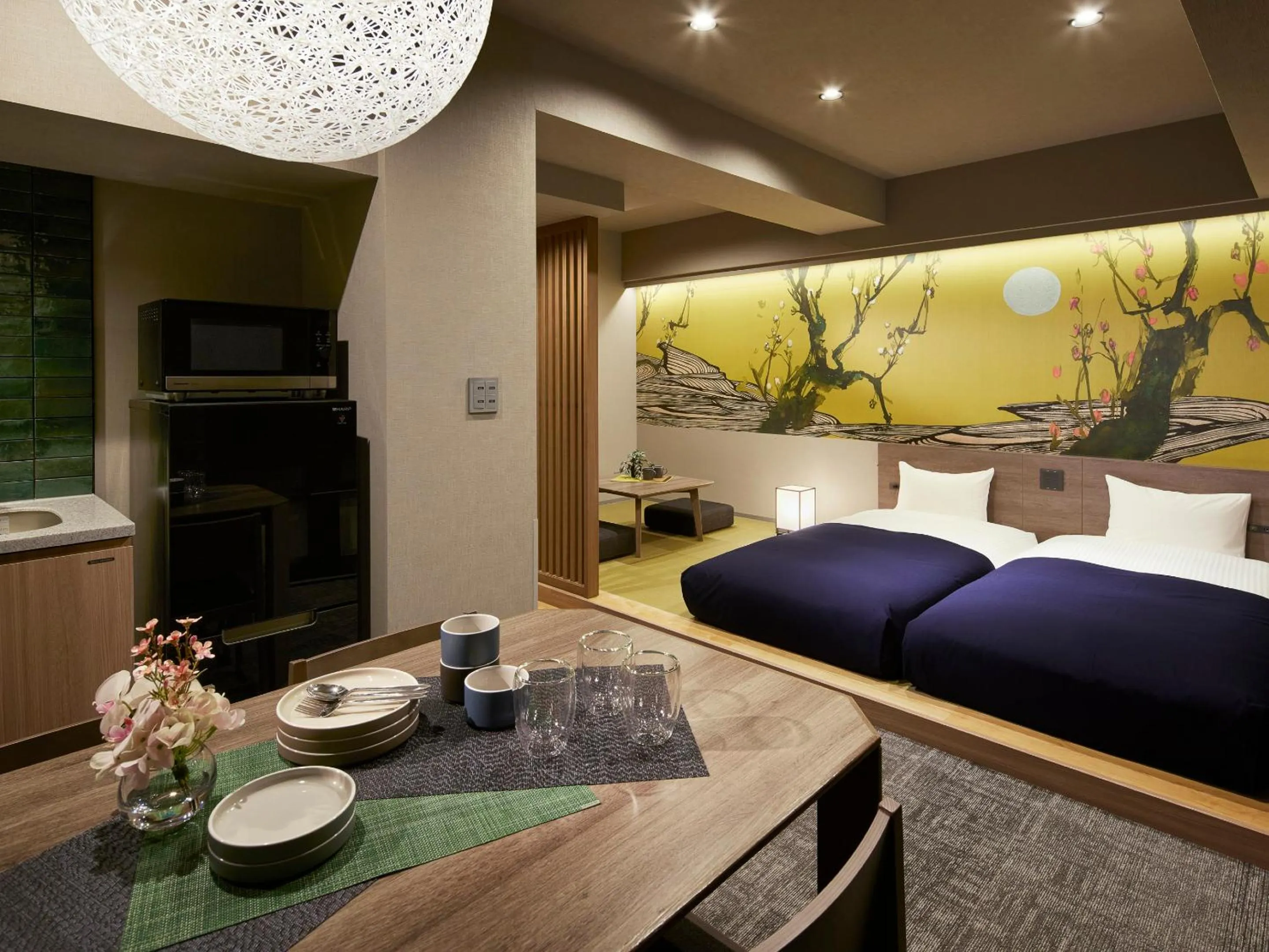 Japanese-Style Quadruple Room in Minn Gion