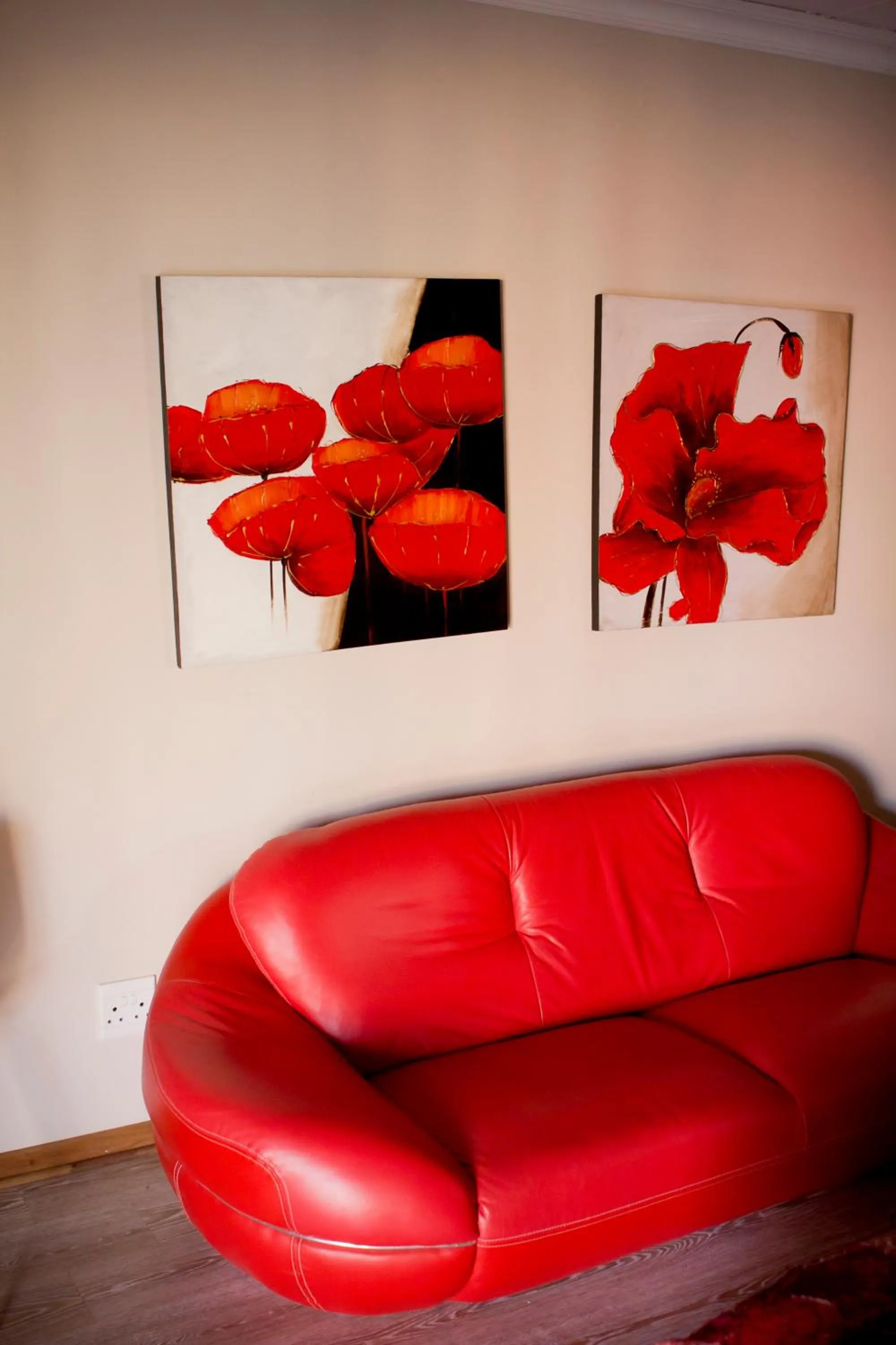 Seating area in Villa Mexicana Guesthouse