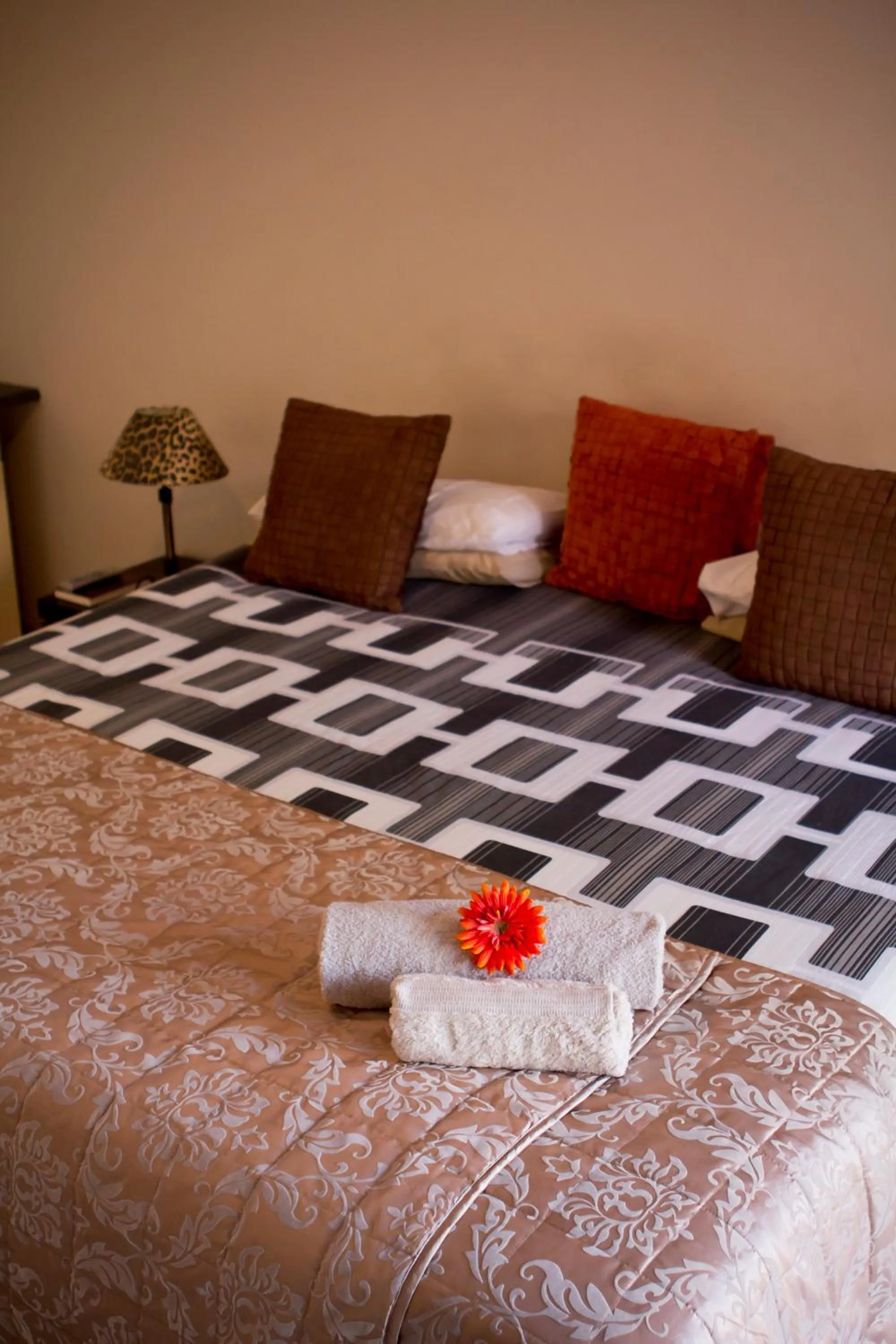 Bed in Villa Mexicana Guesthouse