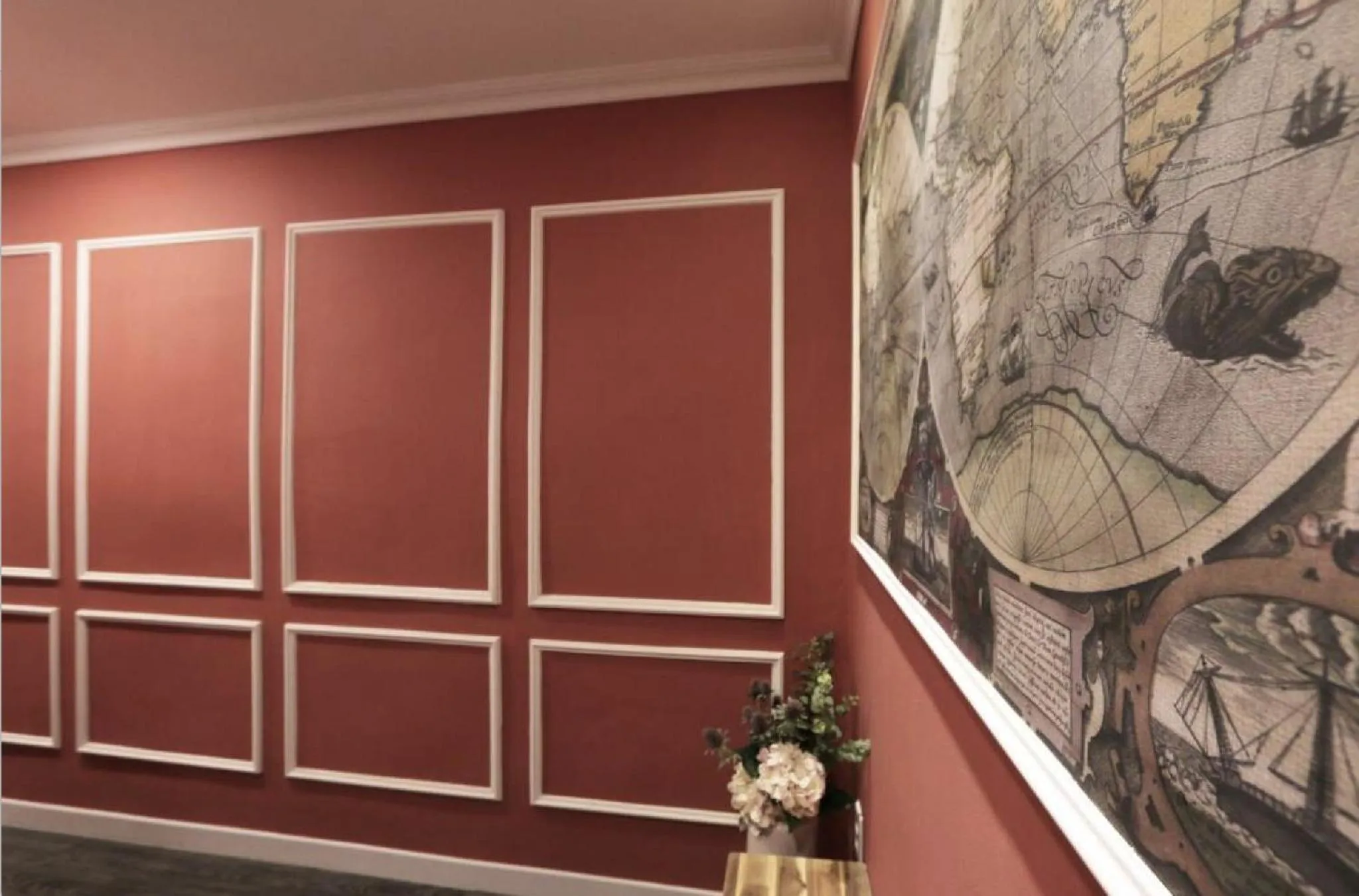 Decorative detail in Blueboat Hostel Jeonju