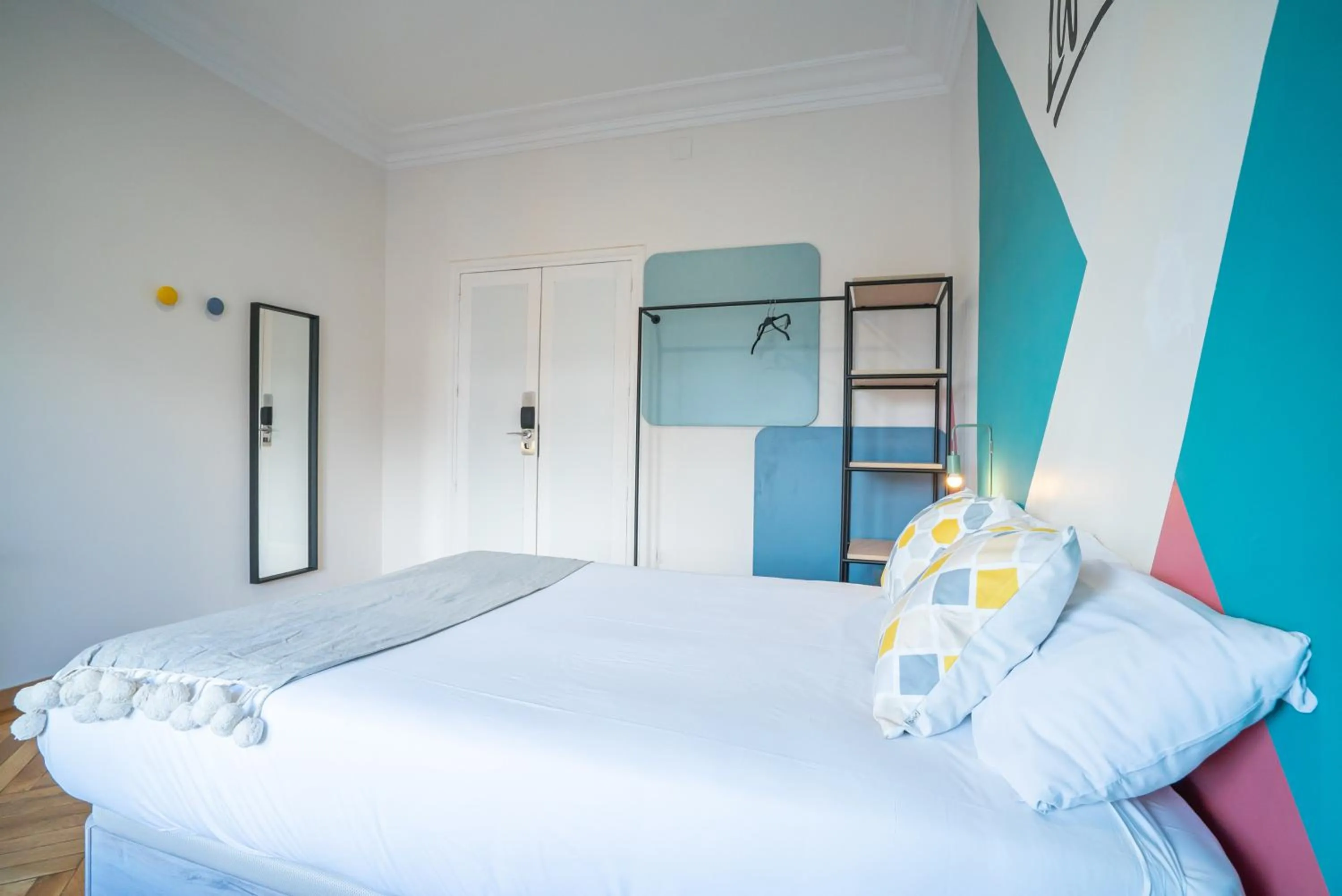 Bed in Live It Madrid Chamberi