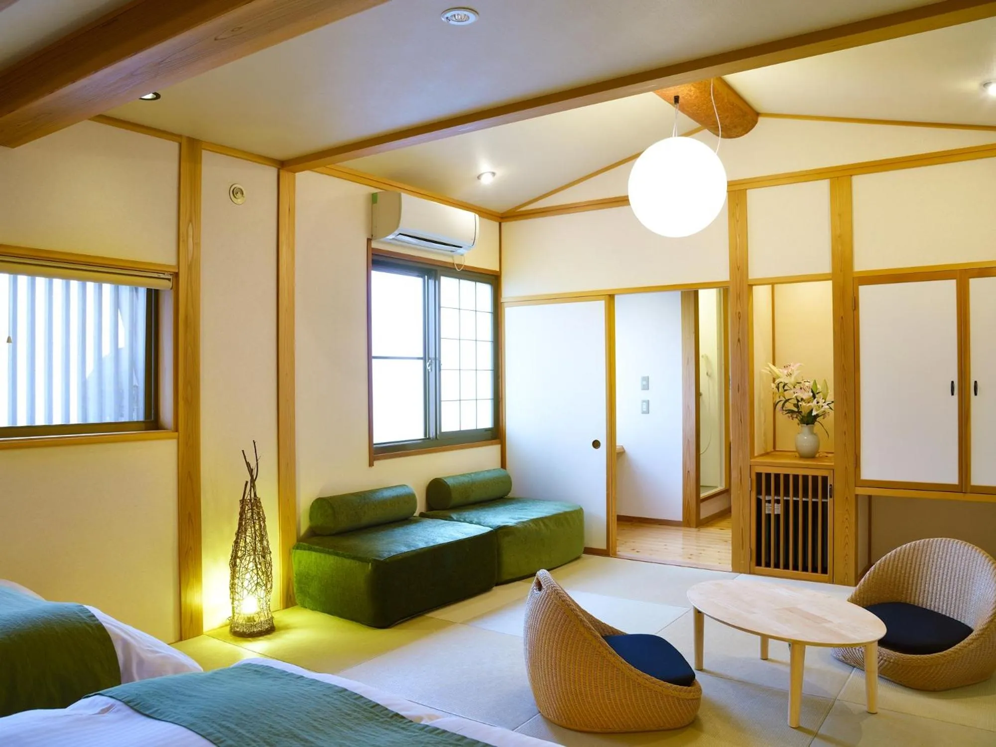 Photo of the whole room, Bed in Ryokan Okayama