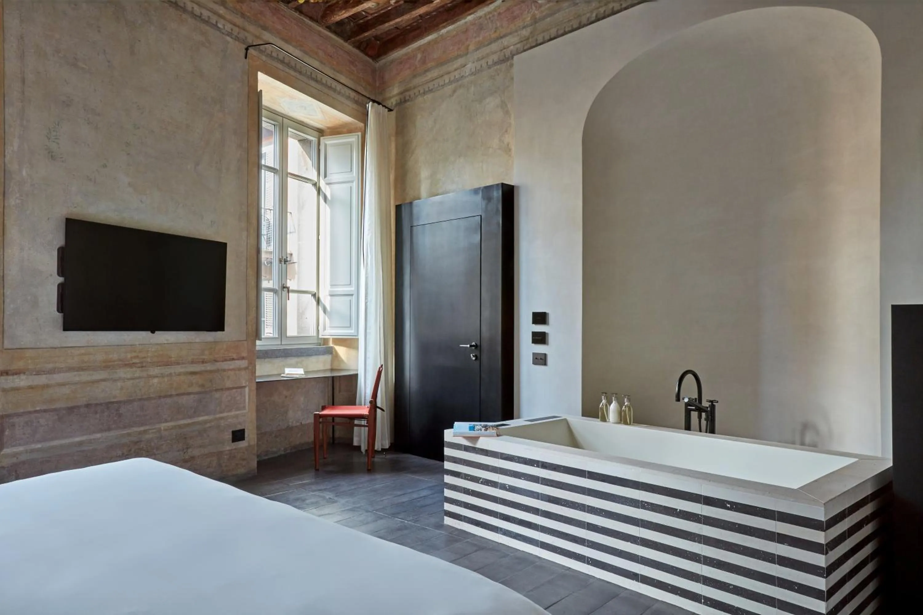 Bedroom, Bed in Palazzo Petrvs