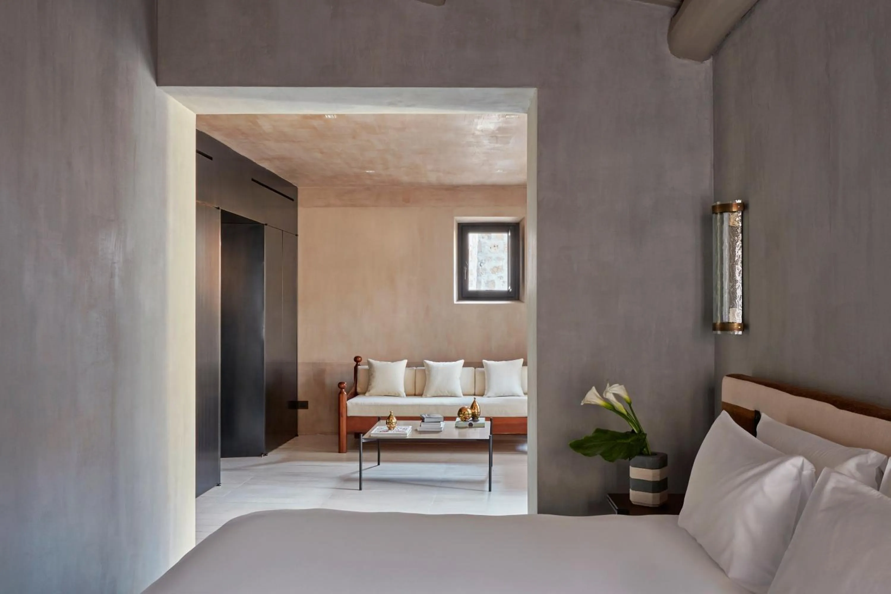 Living room, Bed in Palazzo Petrvs