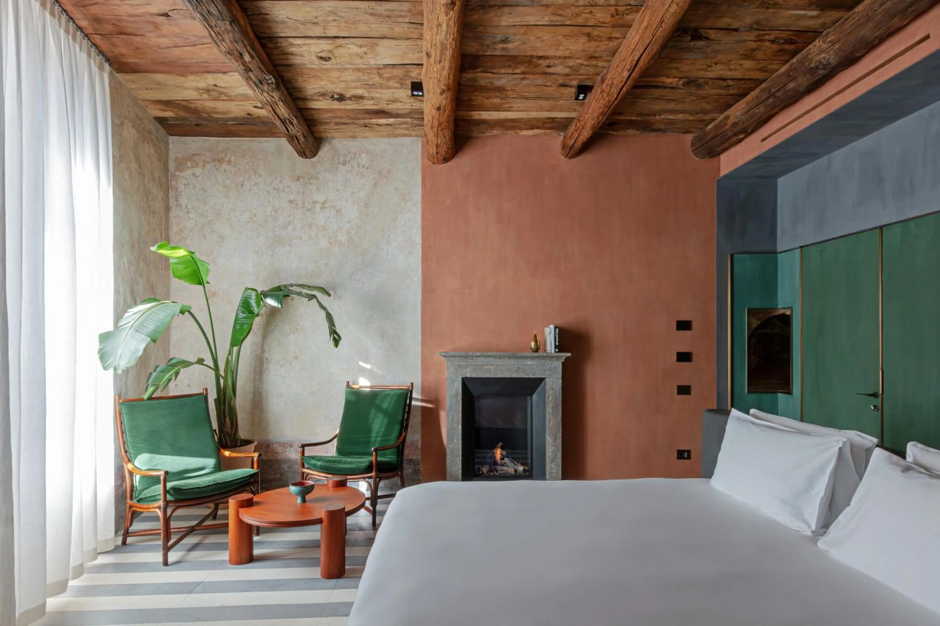 Bedroom, Bed in Palazzo Petrvs