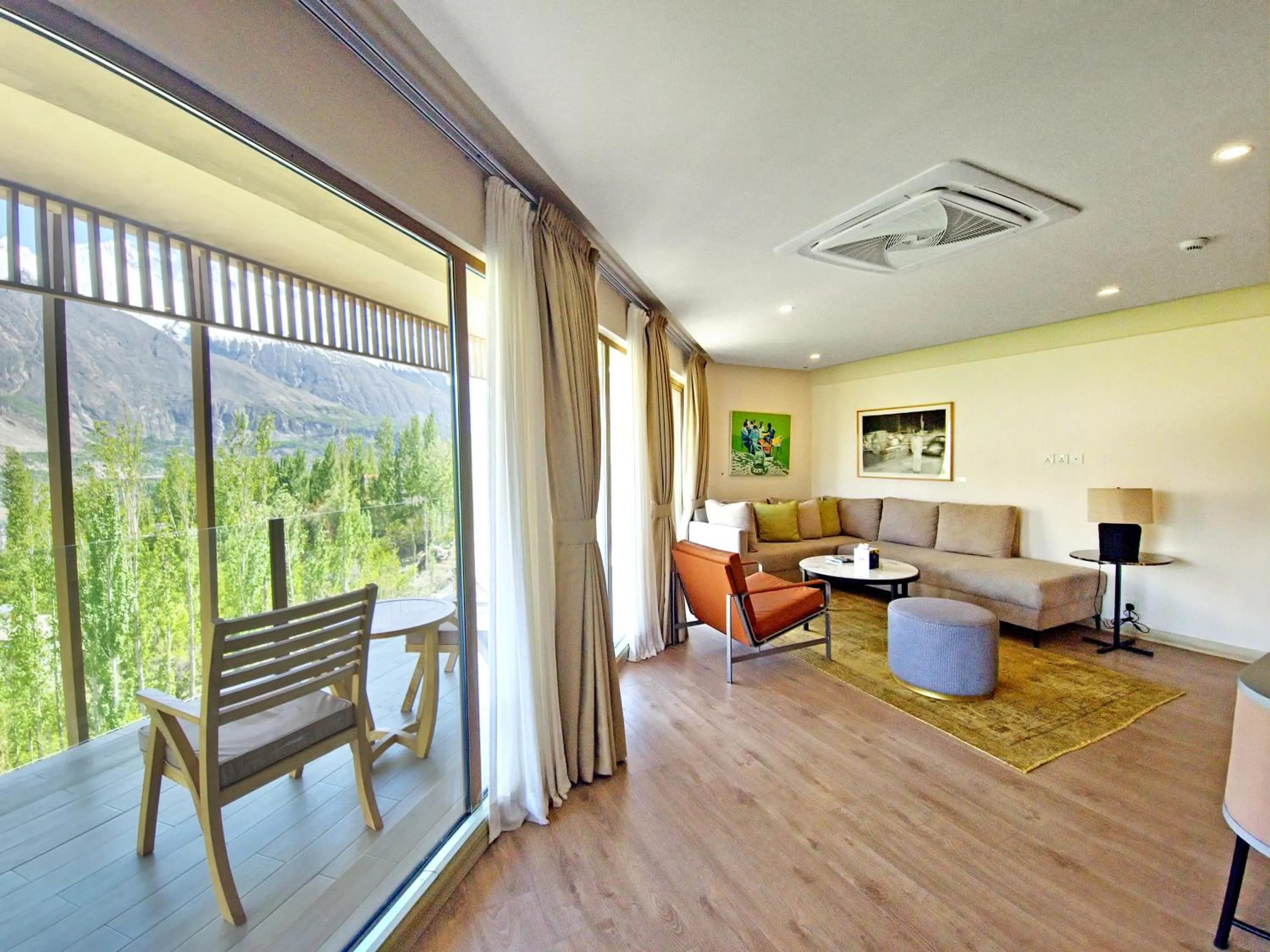 Living room in Ambiance Resort Hunza