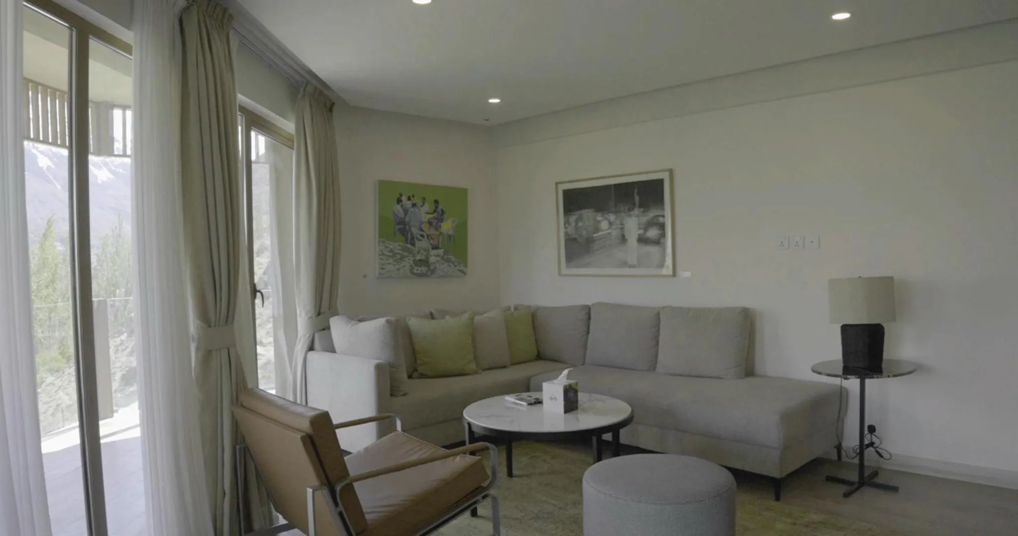 Living room in Ambiance Resort Hunza