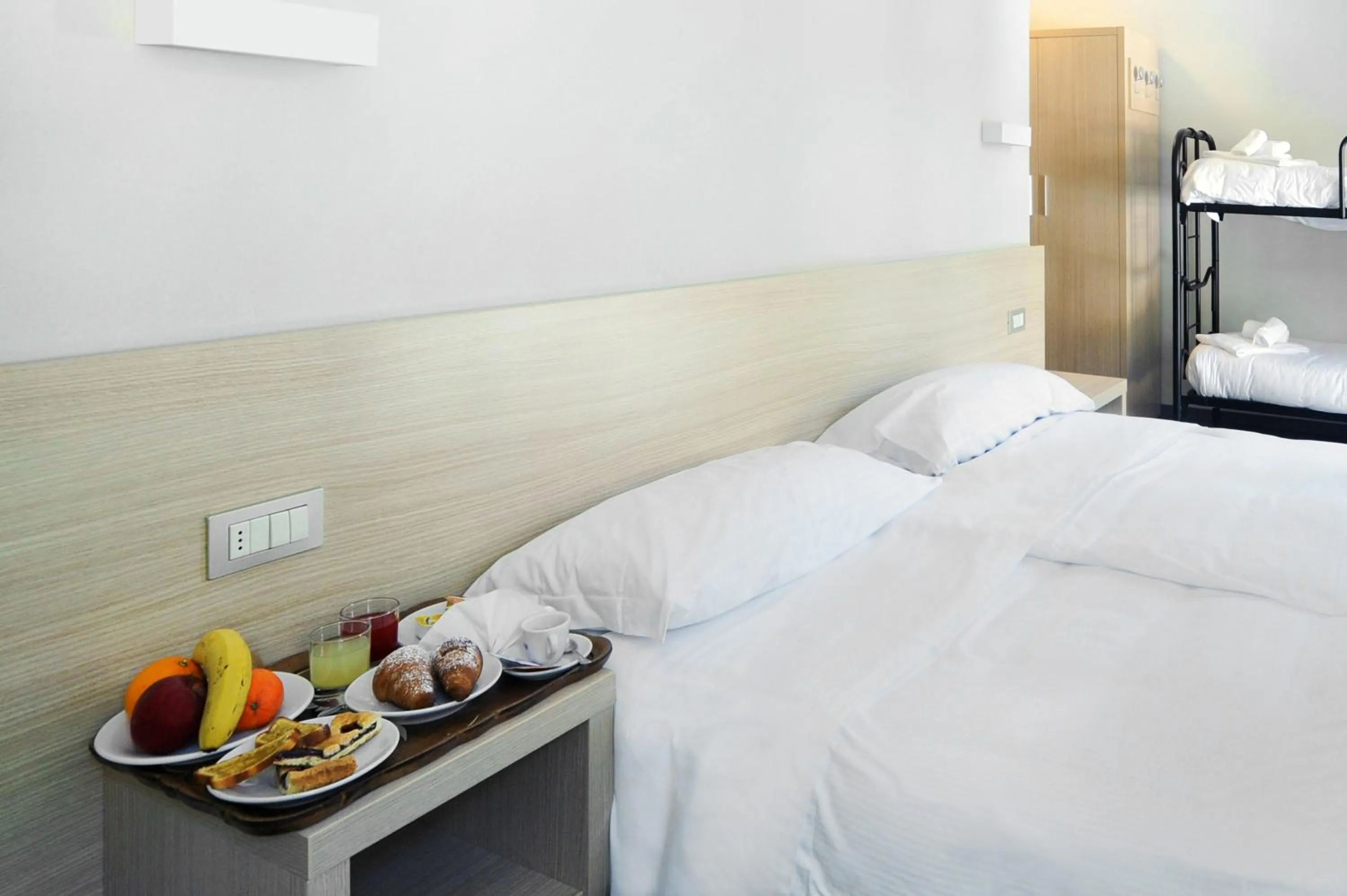 Bed in Hotel Croda Rossa