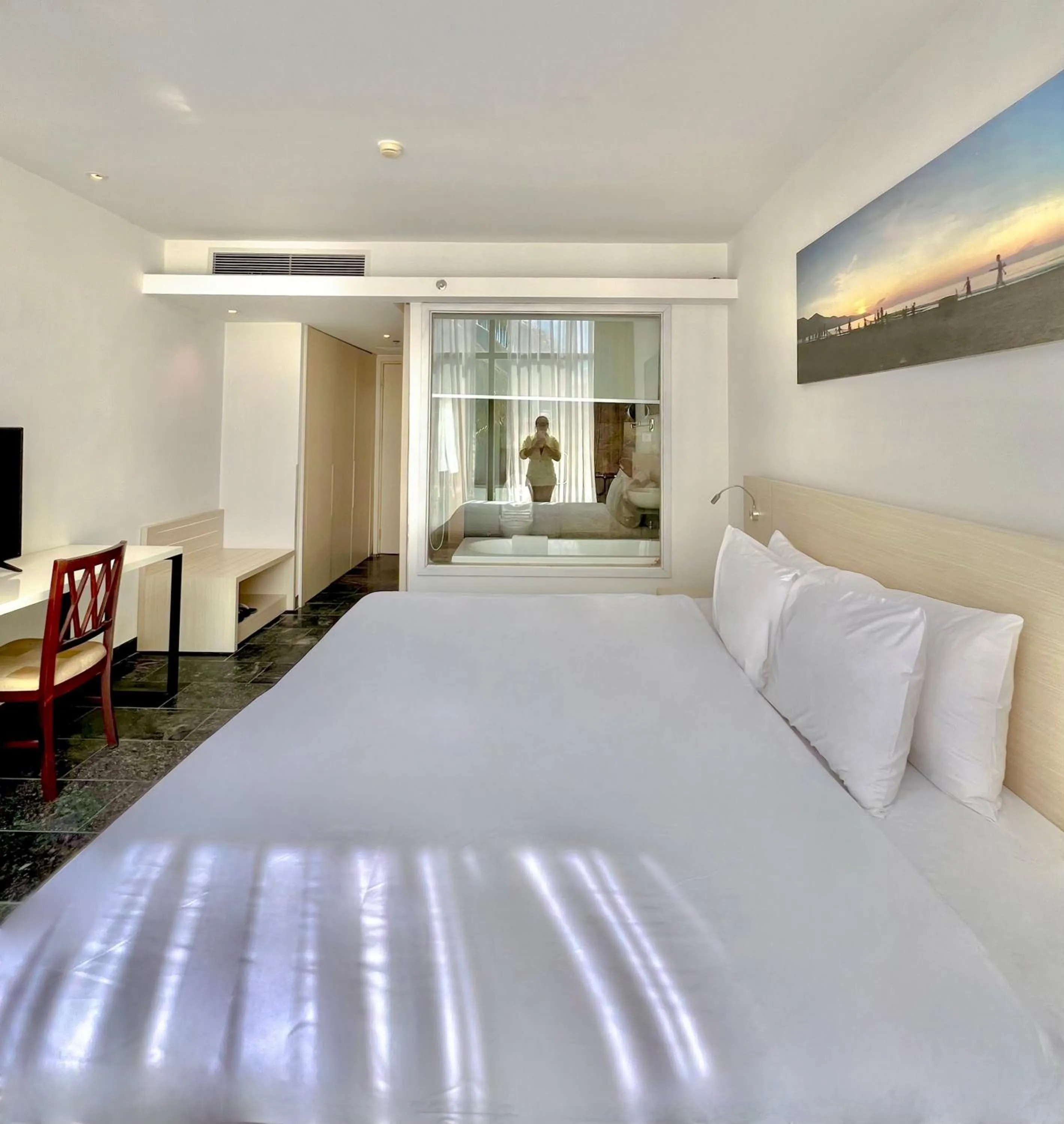 Bed in Temple Da Nang Resort