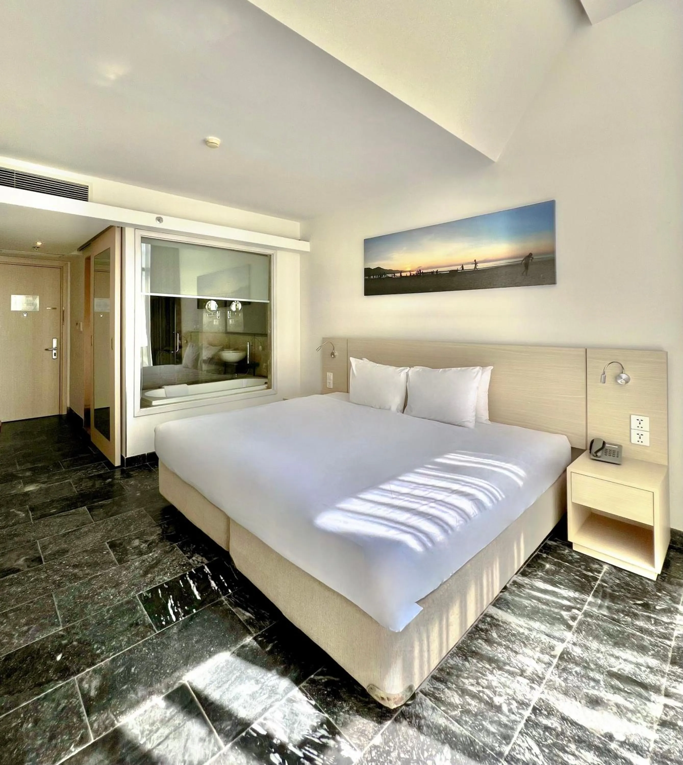 Bed in Temple Da Nang Resort