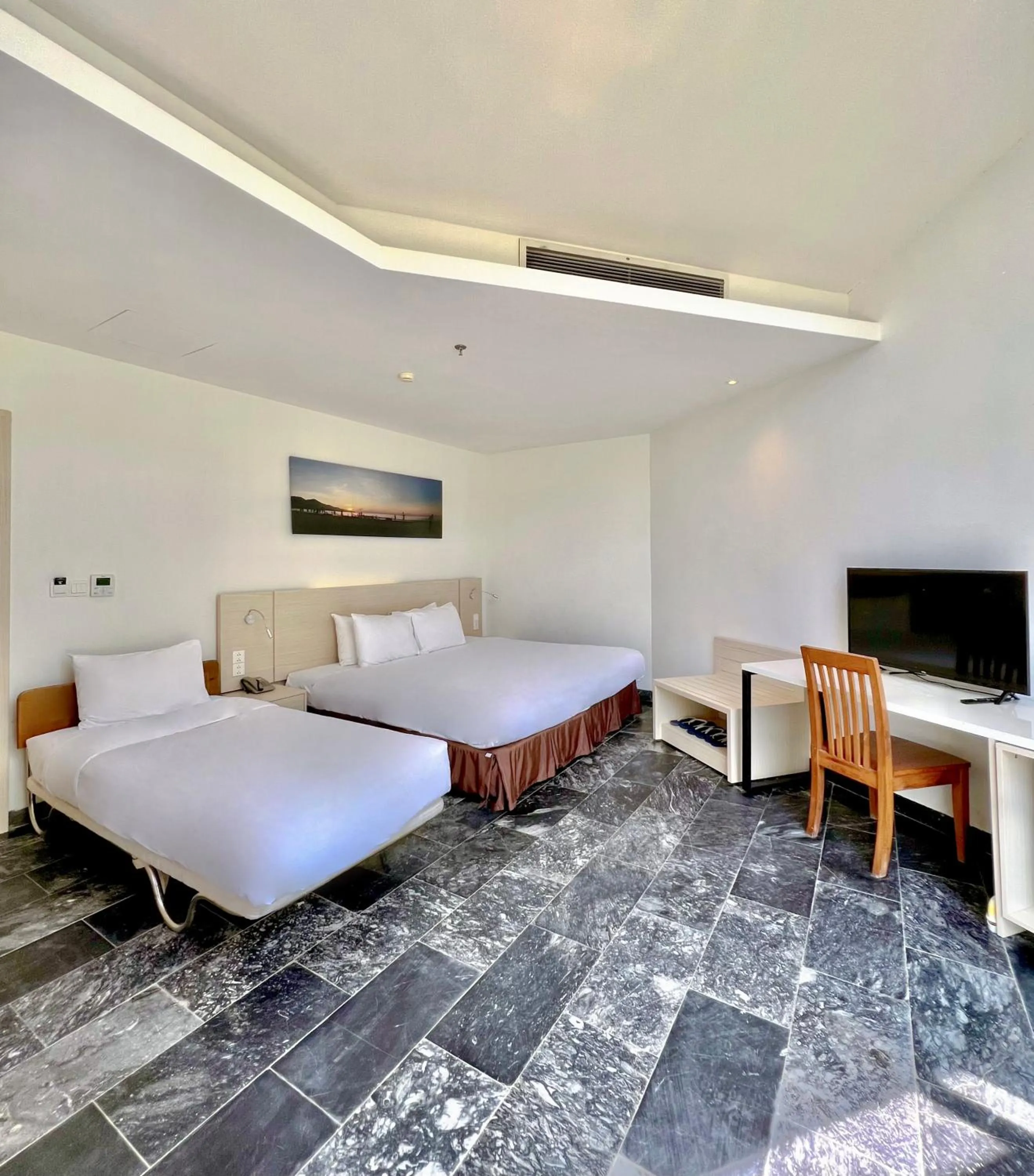 Bed in Temple Da Nang Resort