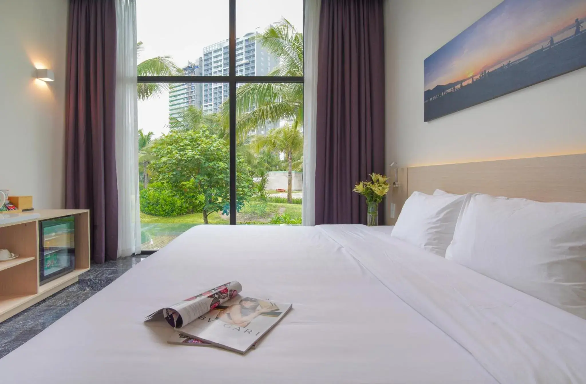 Deluxe King Room with Garden View in Temple Da Nang Resort Deluxe King Room with Garden View in Temple Da Nang Resort