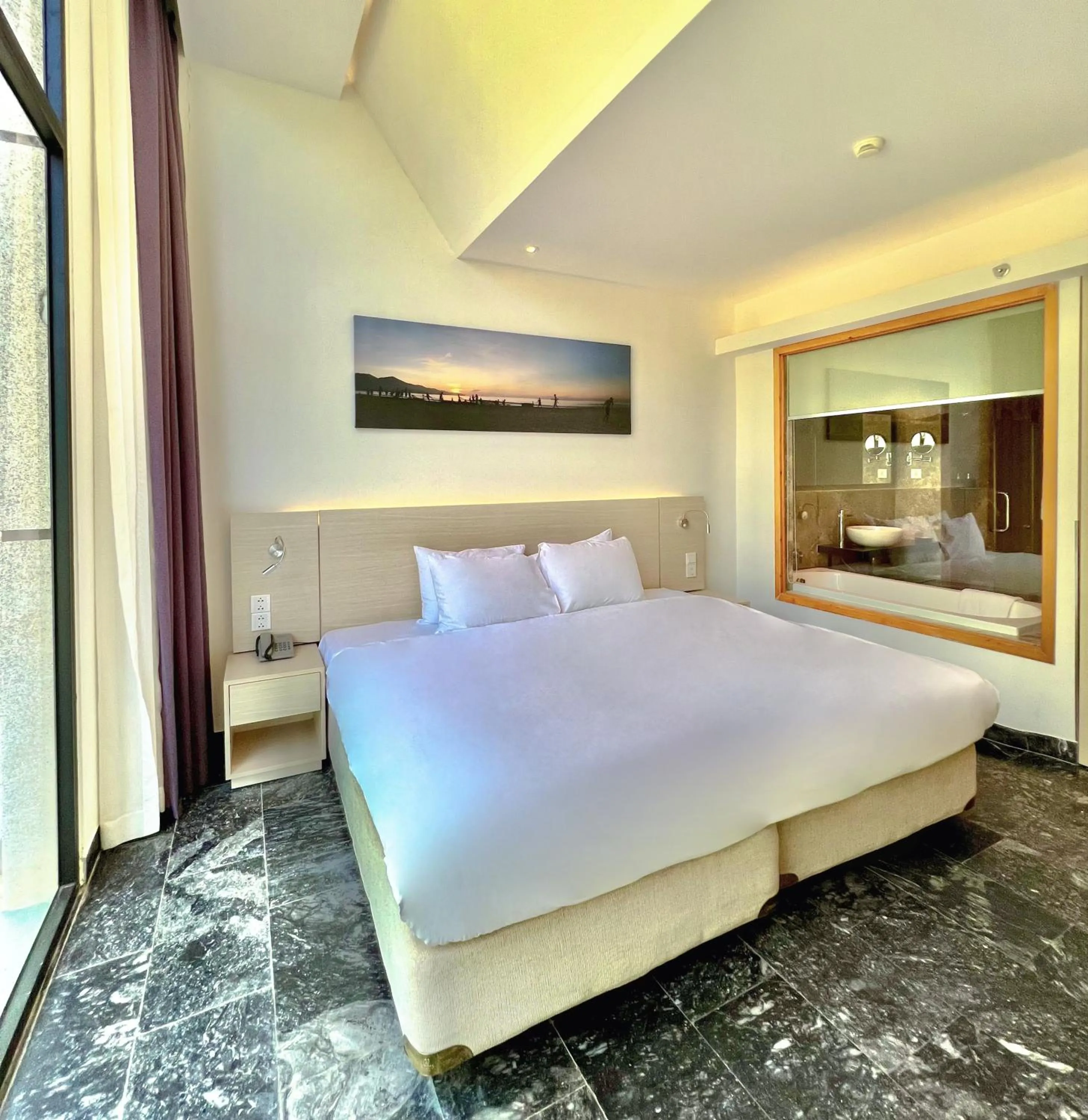 Bed in Temple Da Nang Resort