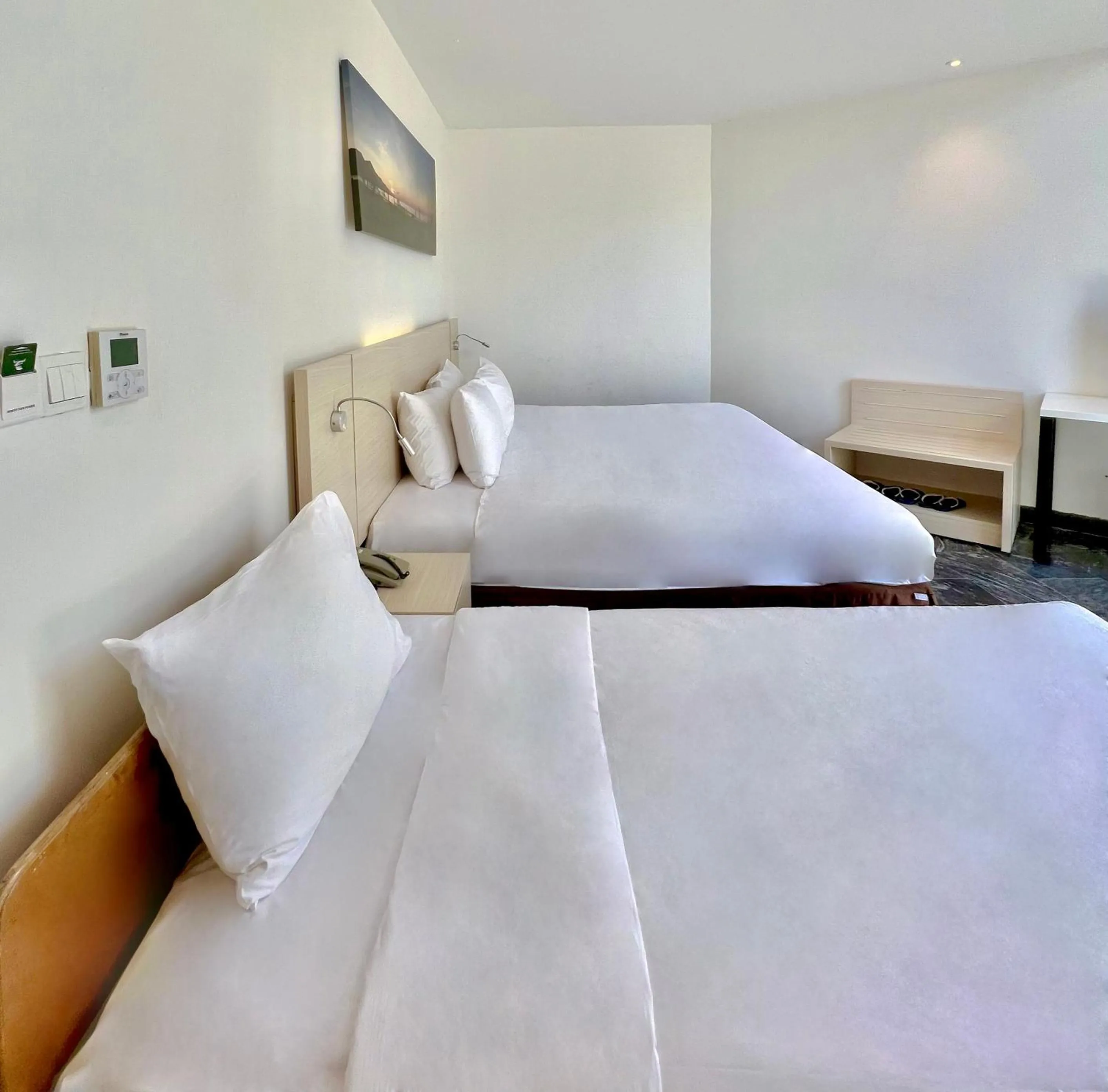 Bed in Temple Da Nang Resort