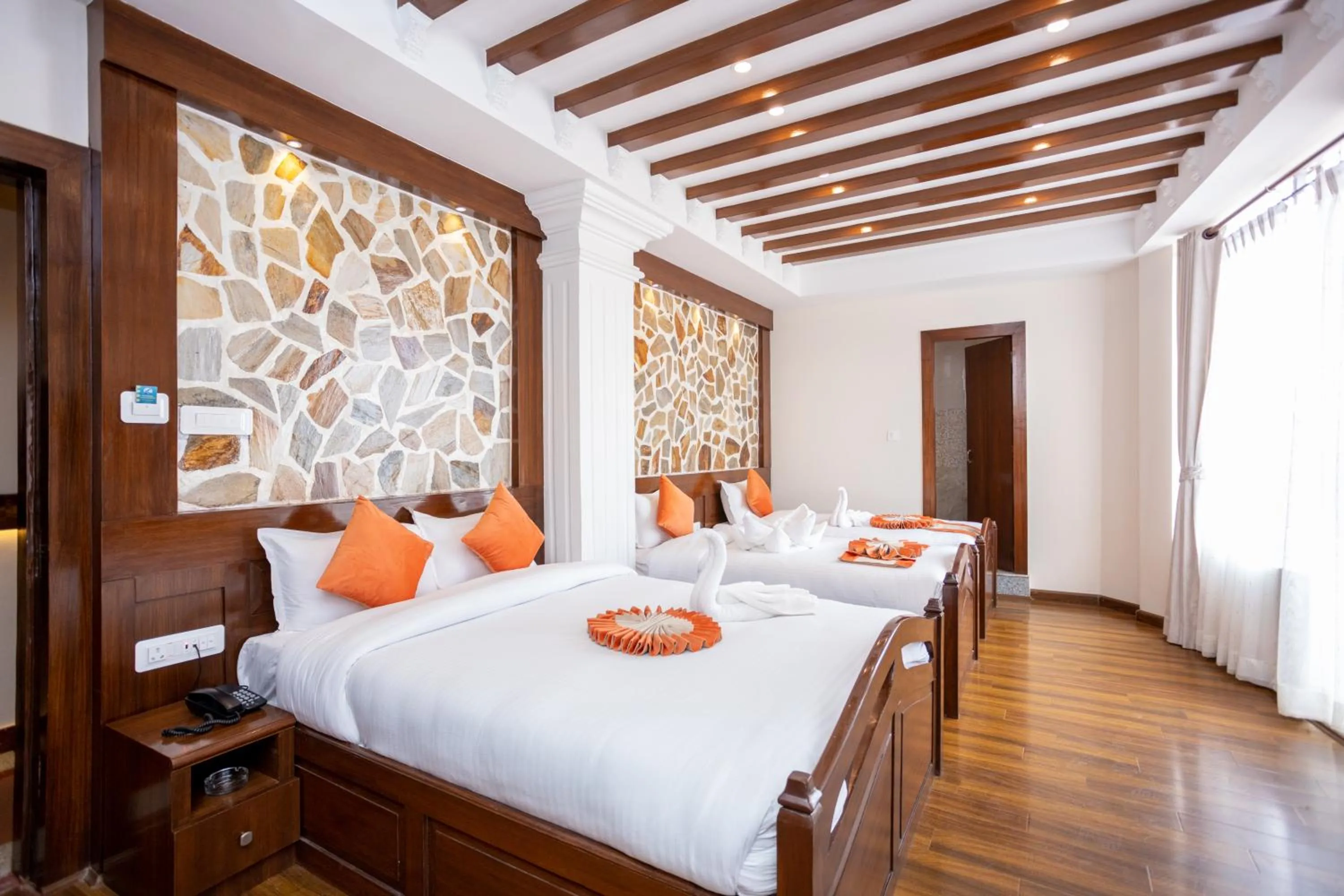 Bedroom, Bed in Airport Himalaya Boutique Hotel