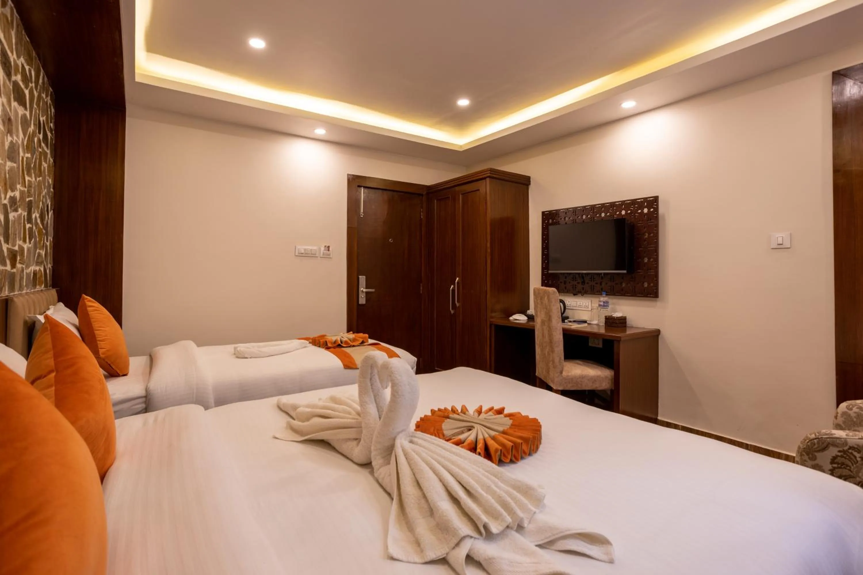 Bed in Airport Himalaya Boutique Hotel