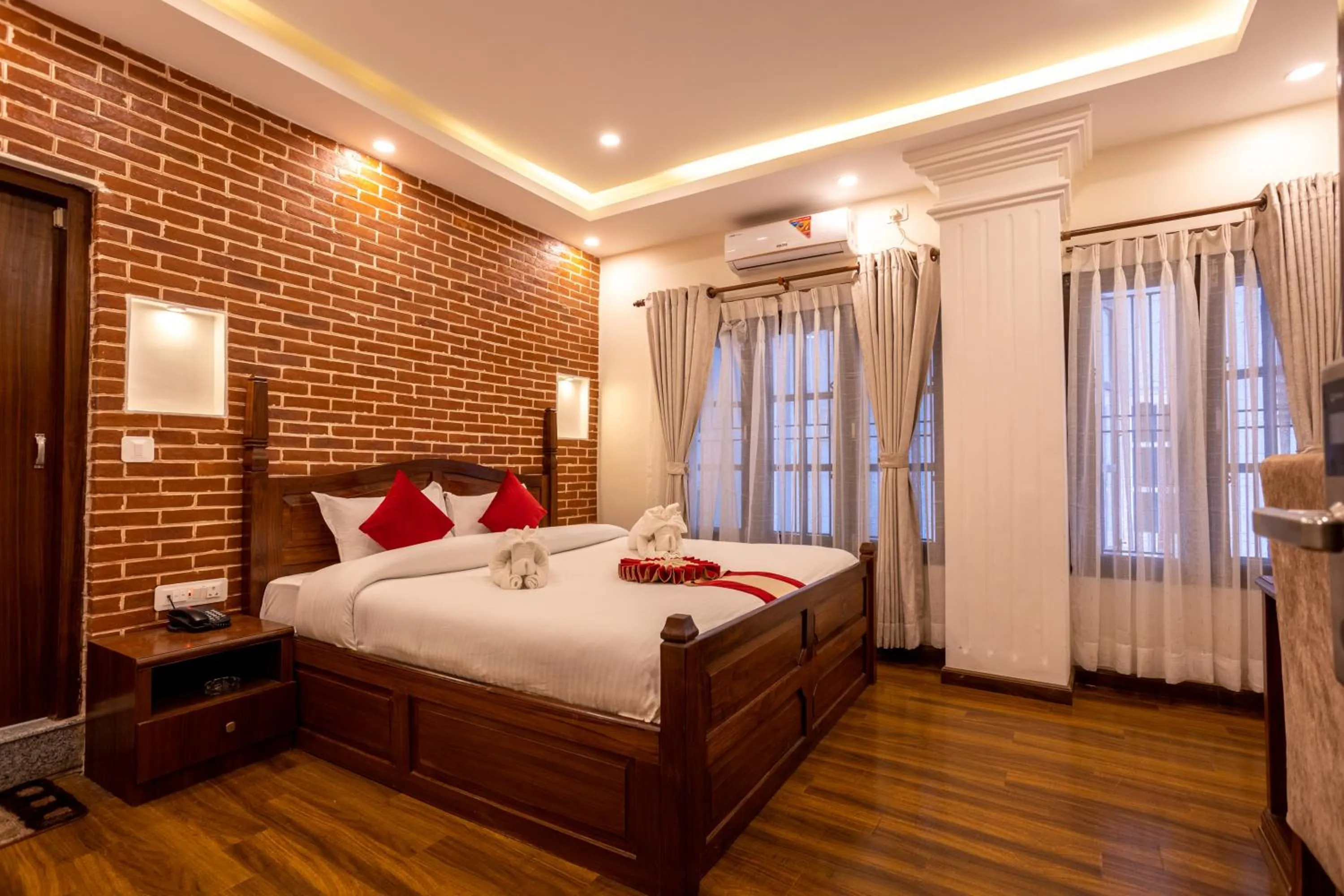 Bed in Airport Himalaya Boutique Hotel