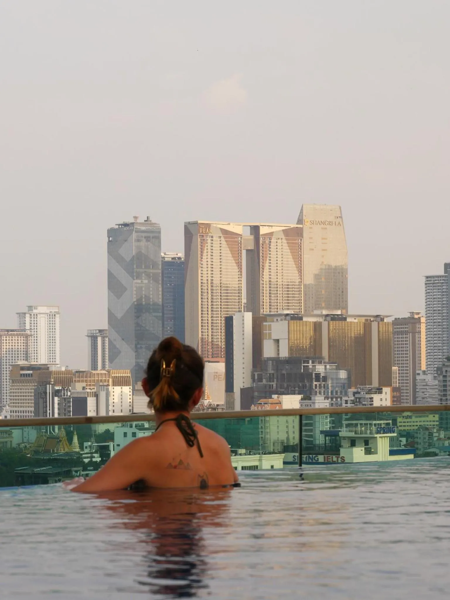 Swimming pool in CHECK inn Phnom Penh Royal Palace