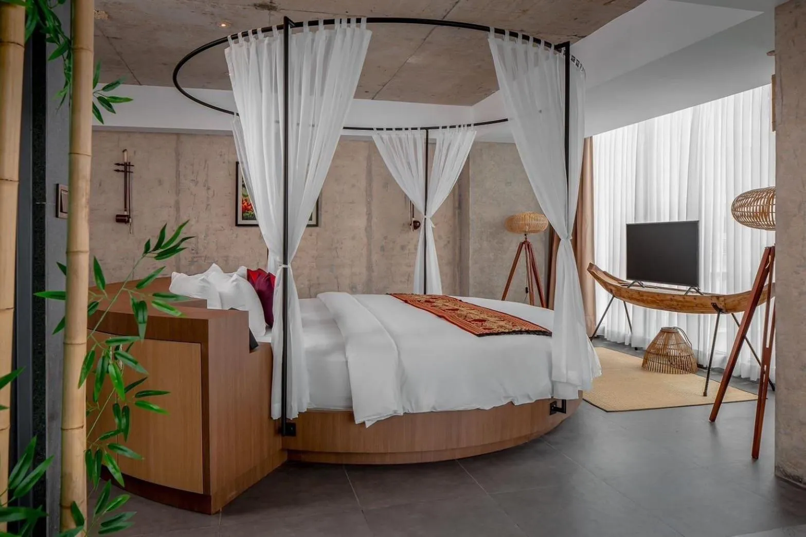 Photo of the whole room, Bed in CHECK inn Phnom Penh Royal Palace